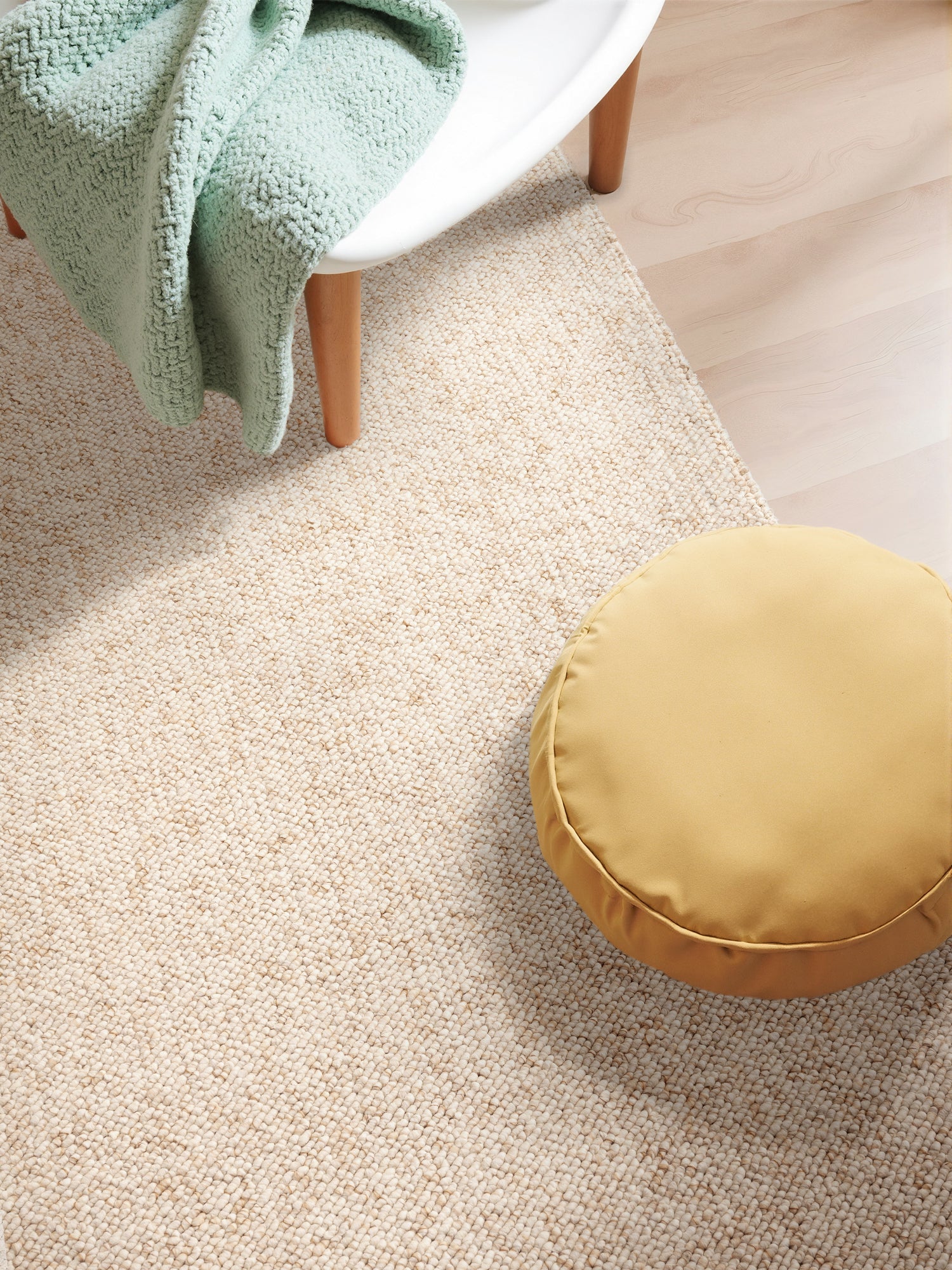 MOCCO MODERNE TÆPPE, CREME 106228