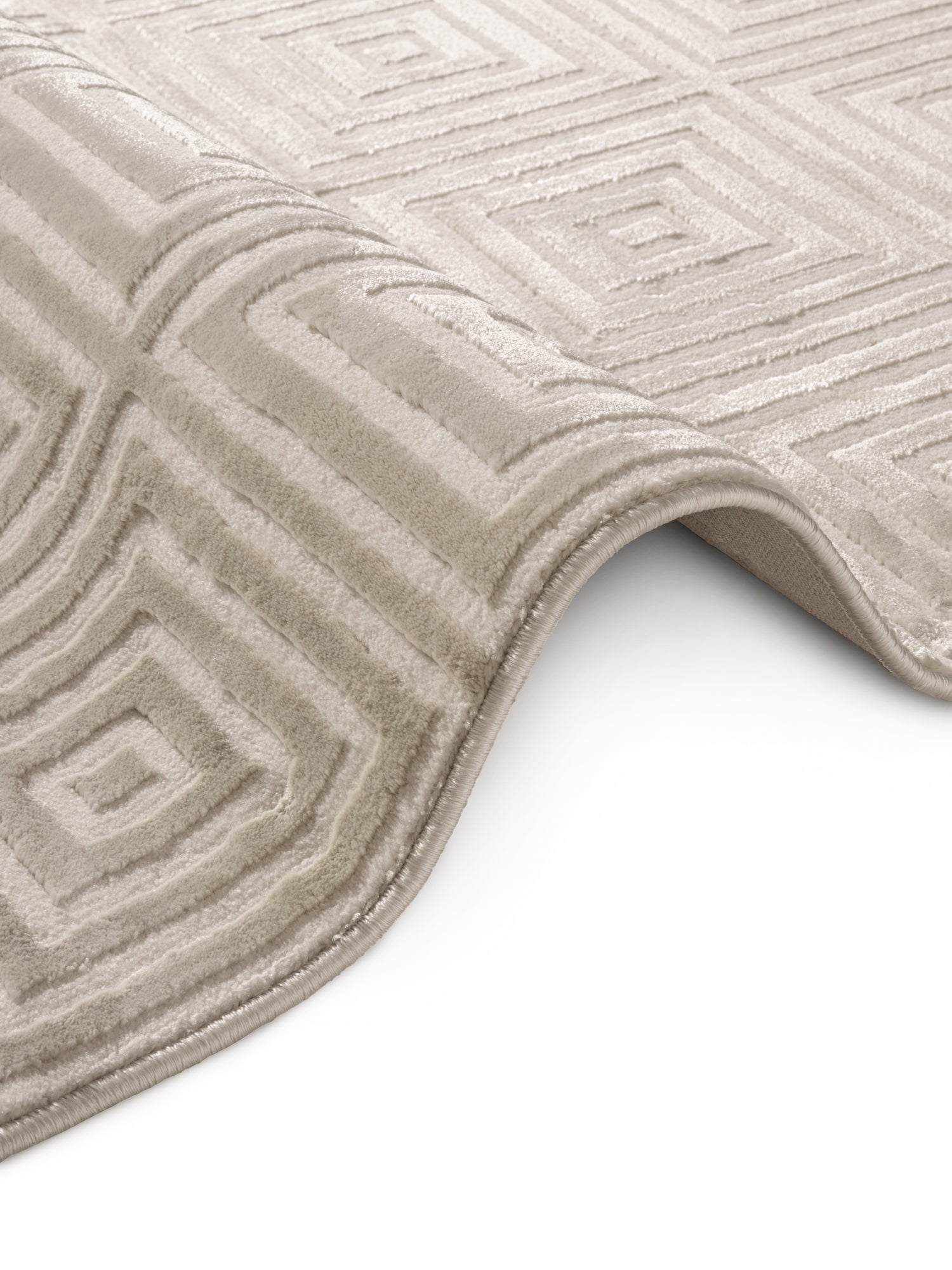 PEARLES MODERNE TÆPPE, HVID-CREME 106184