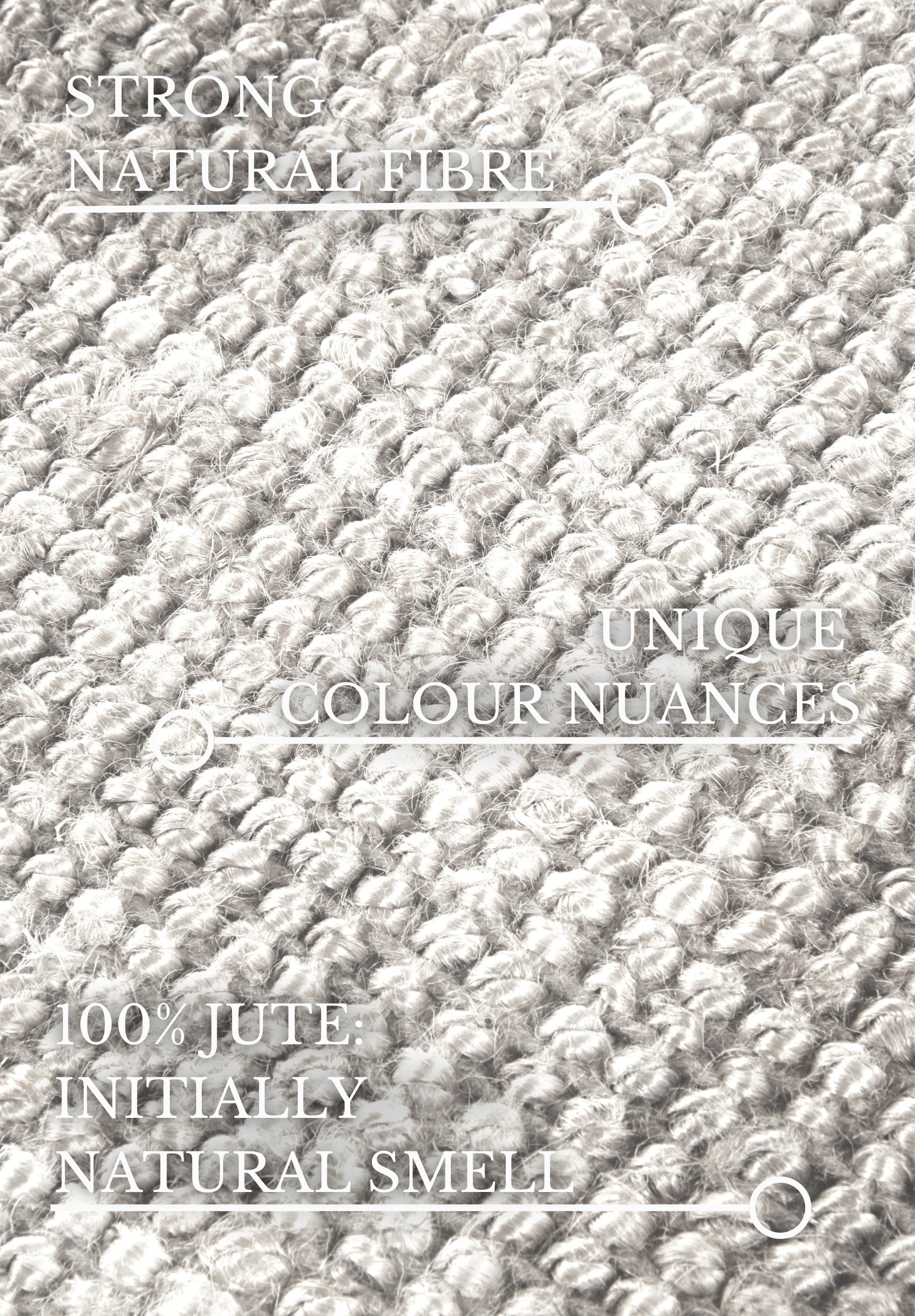 VILLEROY & BOCH 1791 JUTE TÆPPE ROSALIE, HVID