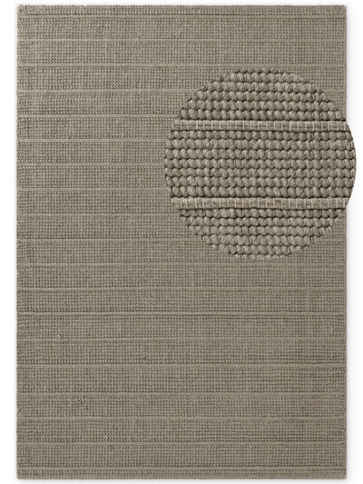 TED BAKER CAMDEN ULDTÆPPE PARKER, NATURLIG GRÅ