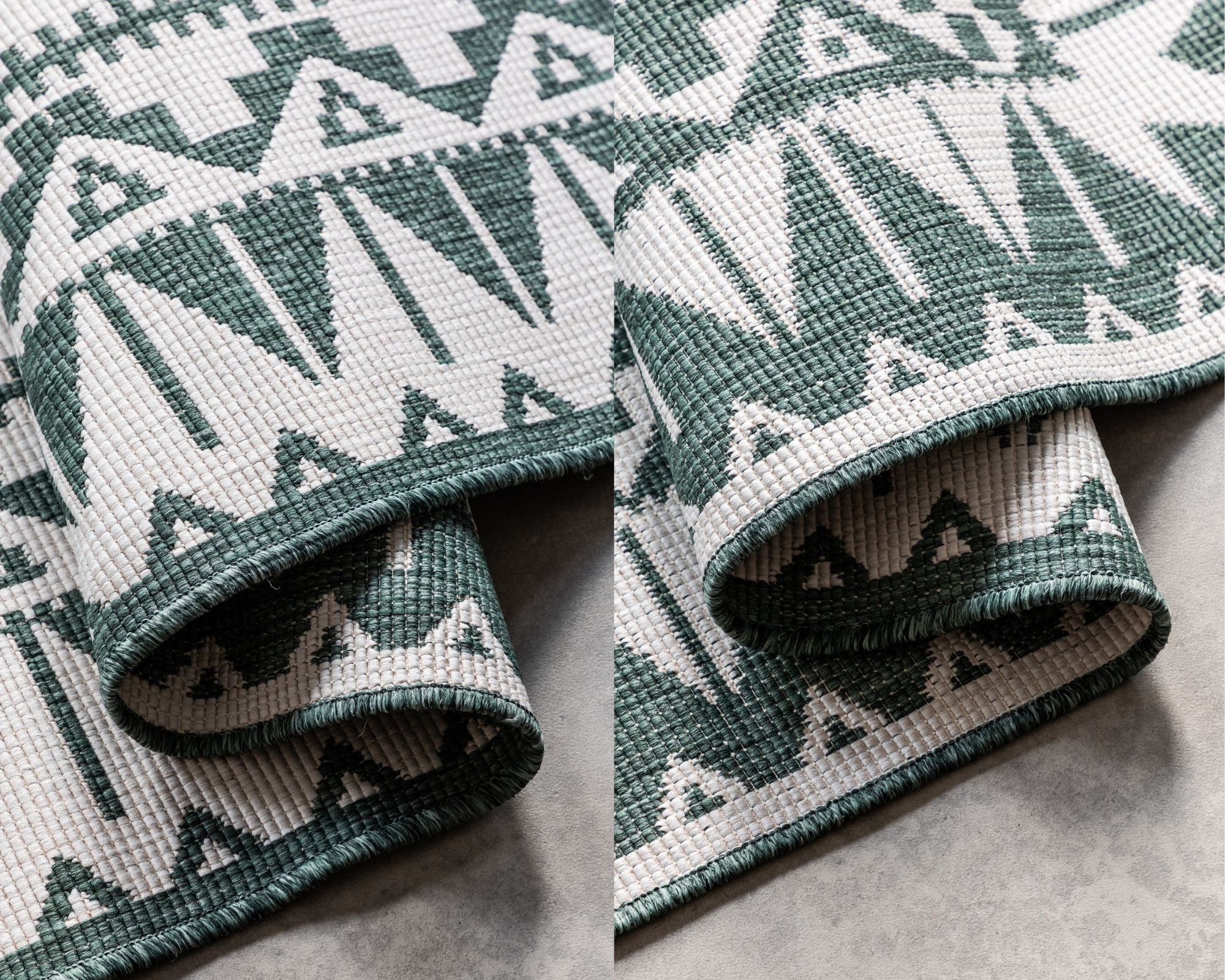 TWIN - VENDBART TÆPPE GRØN - 106020