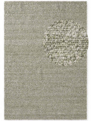 TED BAKER NOTTING HILL SOFT BOUCLE KORTLUVET TÆPPE, PORTOBELLO LYSEGRØN