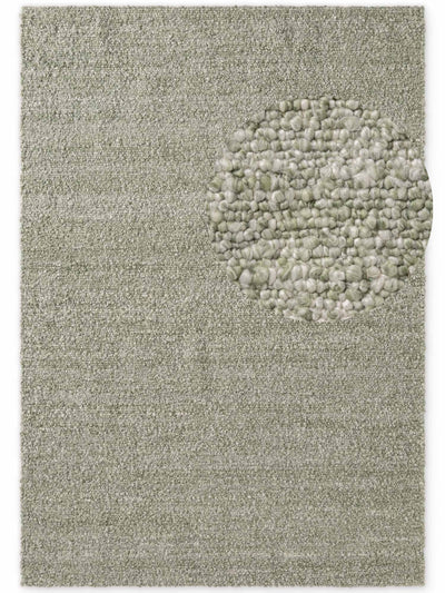 TED BAKER NOTTING HILL SOFT BOUCLE KORTLUVET TÆPPE, PORTOBELLO LYSEGRØN