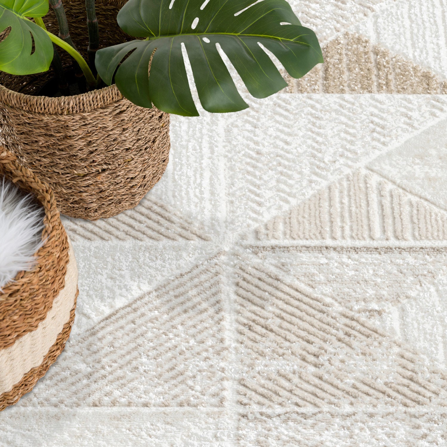 ANTIK MODERNE TÆPPE, CREME 231