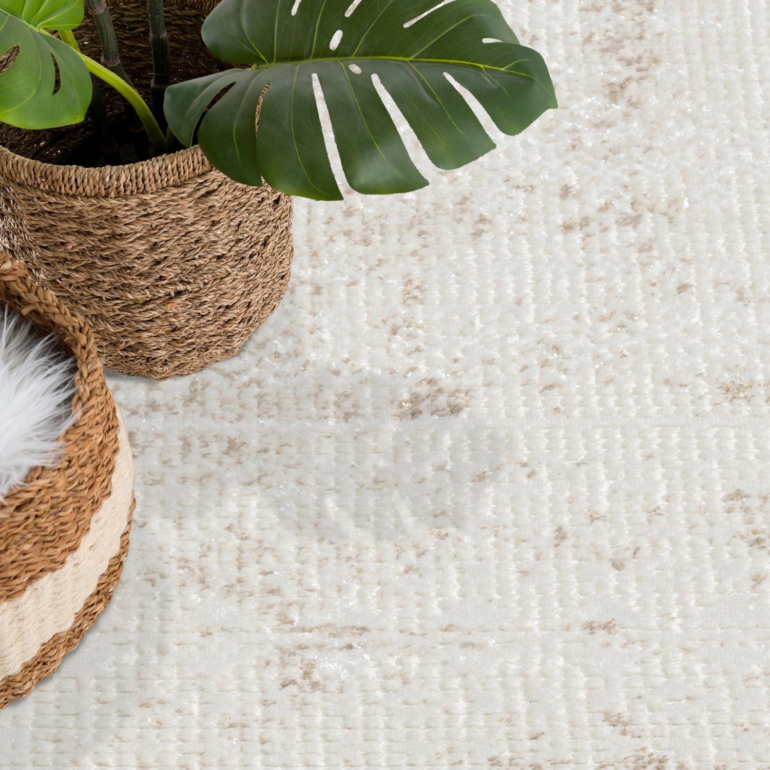 ANTIK MODERNE TÆPPE, CREME 232