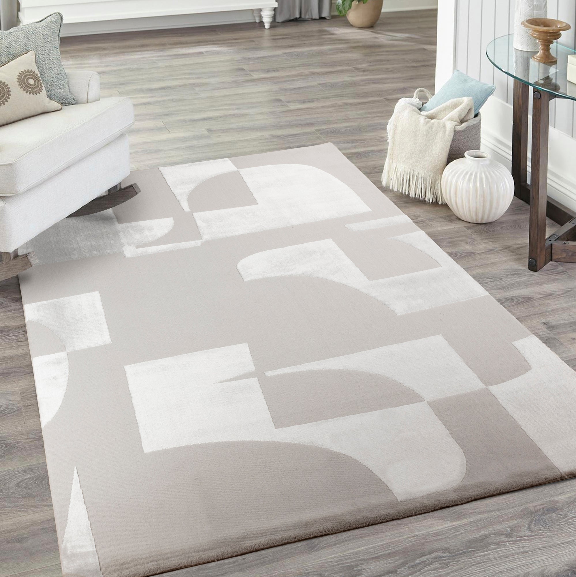 BAHAR MODERNE TÆPPE, BAH200 SØLV