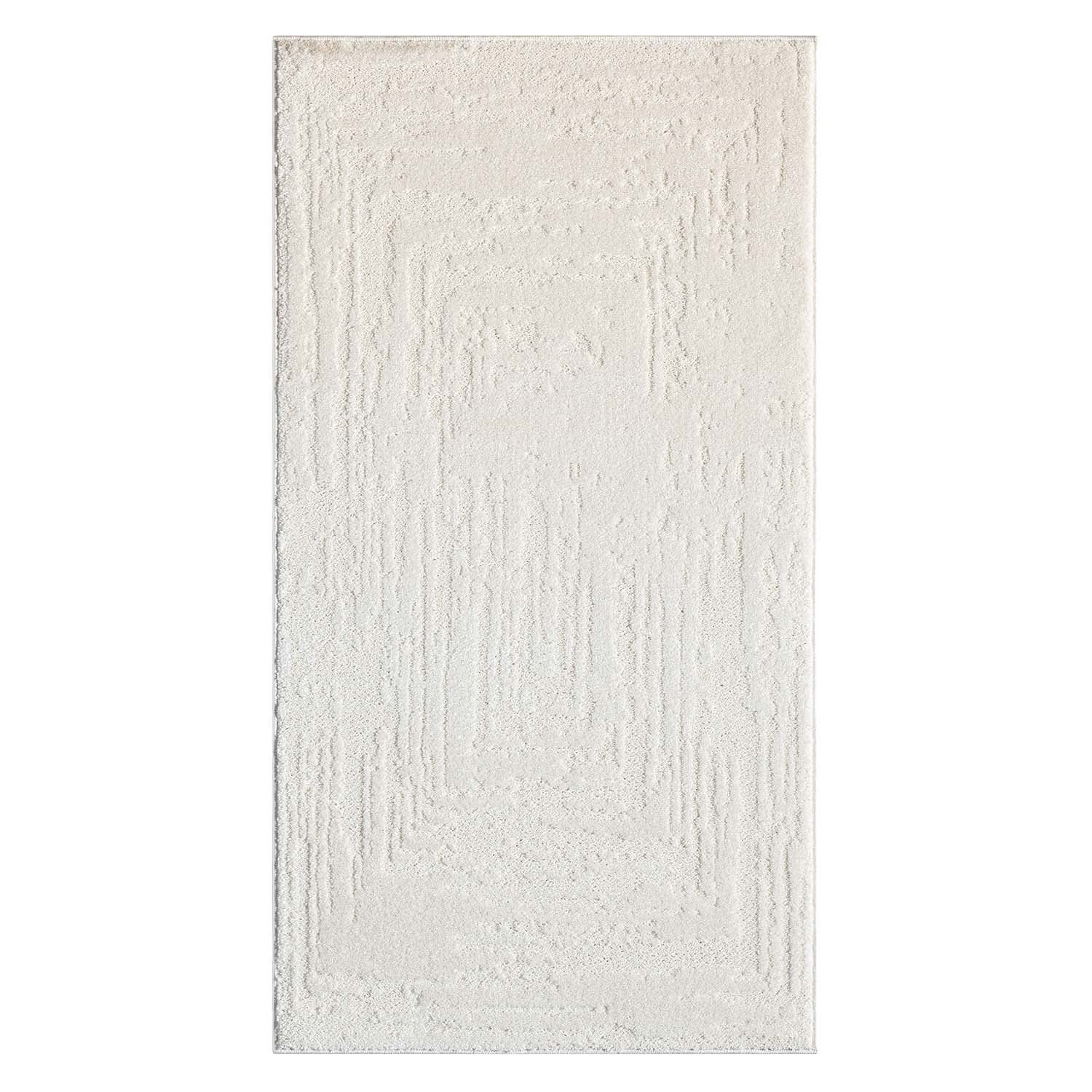 CLAIRE MODERNE KORTLUVET TÆPPE, CREME 171