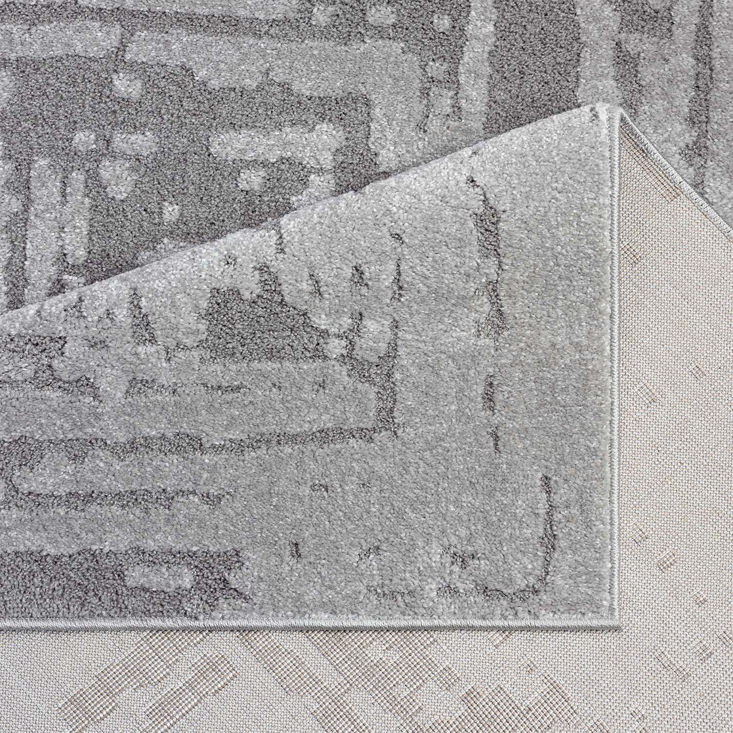 CLAIRE MODERNE KORTLUVET TÆPPE, GRÅ 171