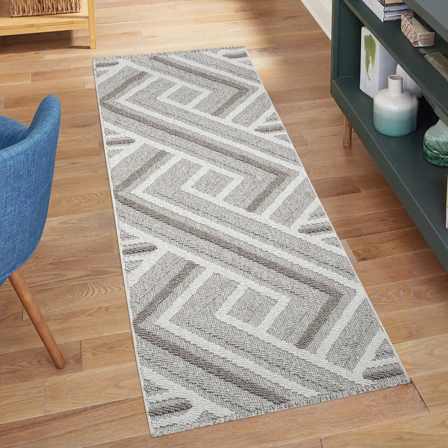 MODERNE TÆPPE LINDA, 7590 BEIGE