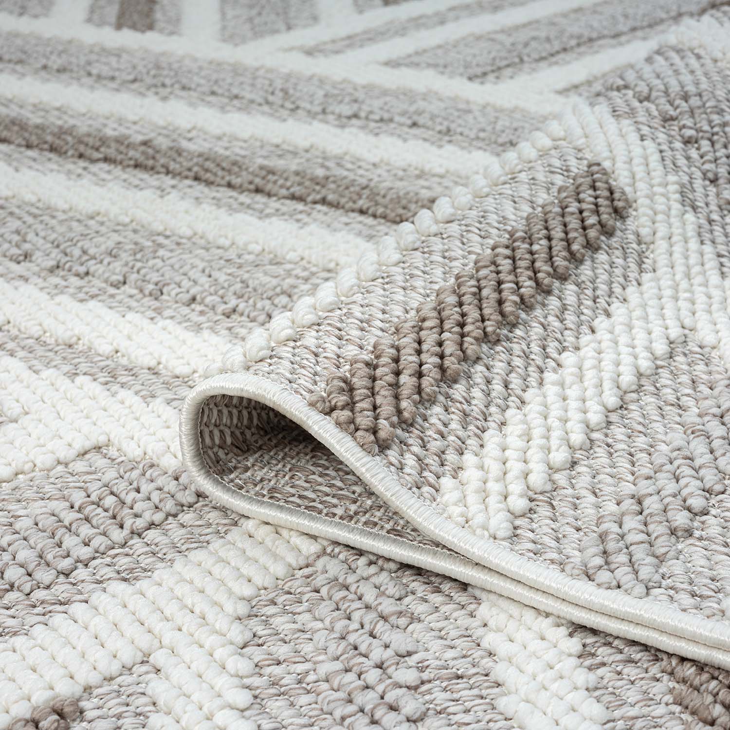 MODERNE TÆPPE LINDA, 7590 BEIGE