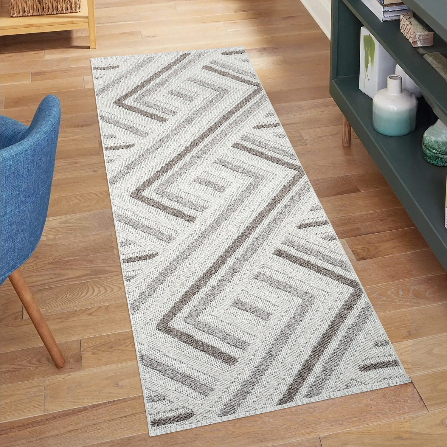 MODERNE TÆPPE LINDA, 7590 CREME