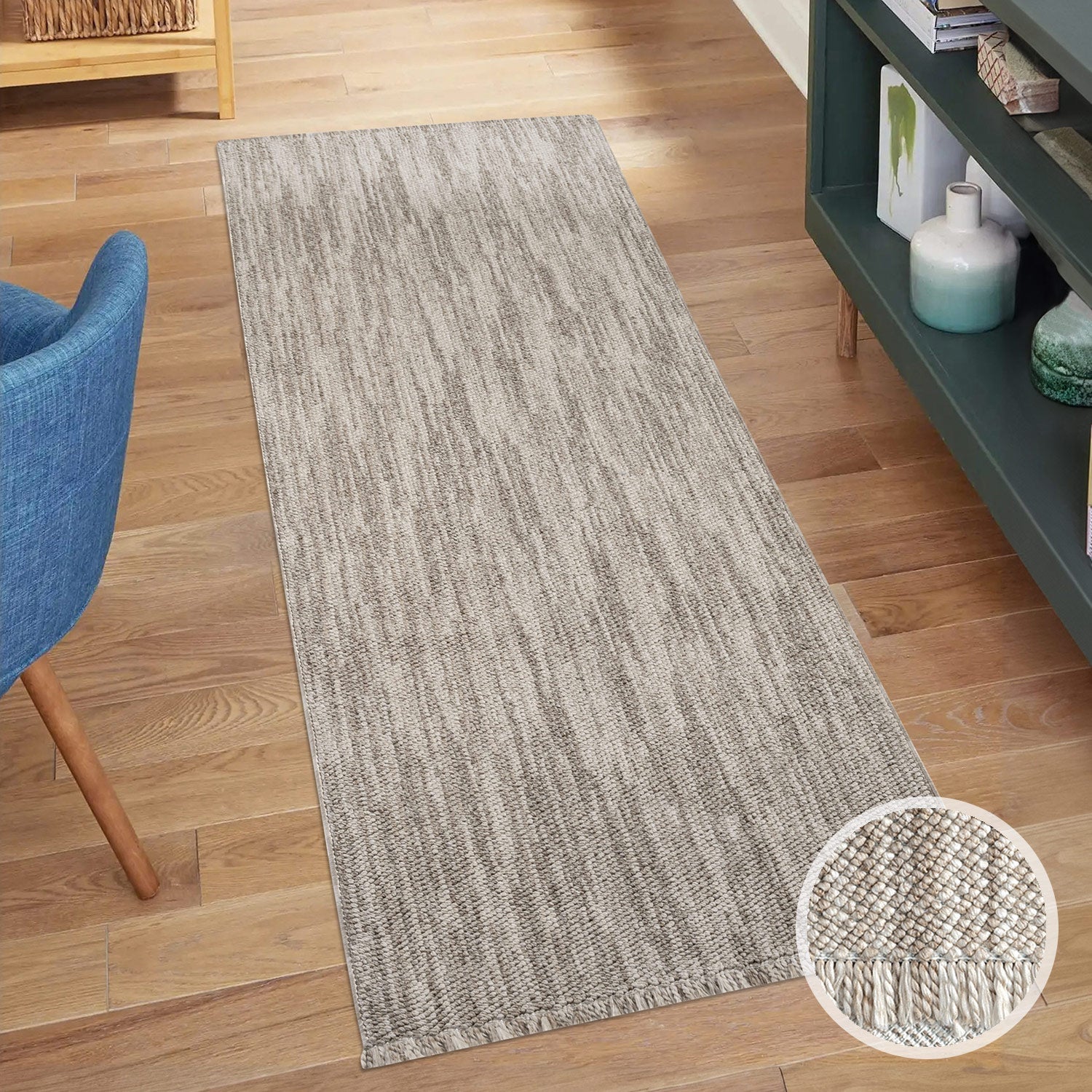 MODERNE TÆPPE LINDA, 8843 TAUPE
