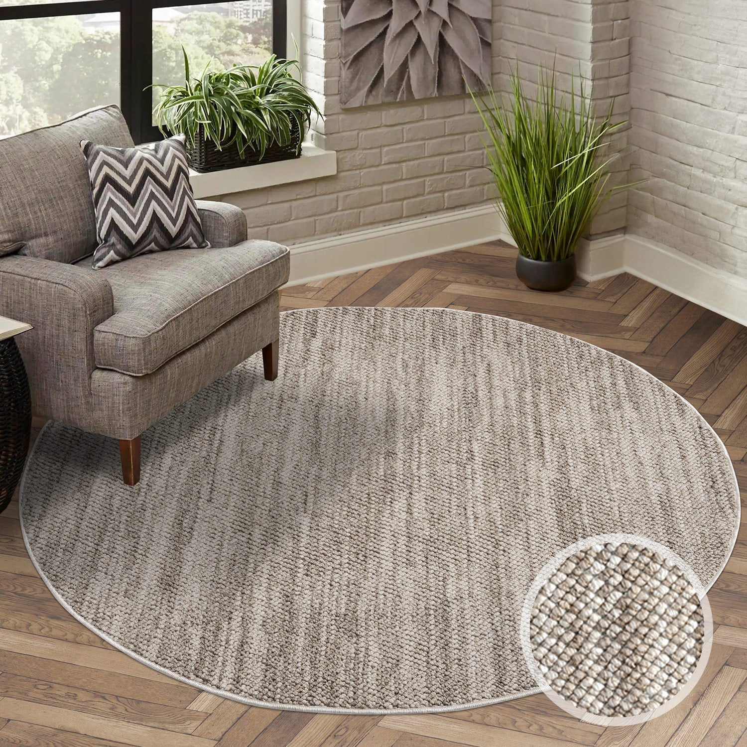 MODERNE TÆPPE LINDA, 8843 TAUPE