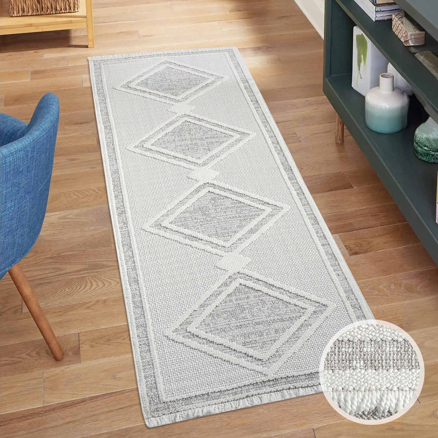 MODERNE TÆPPE LINDA, 8853 BEIGE