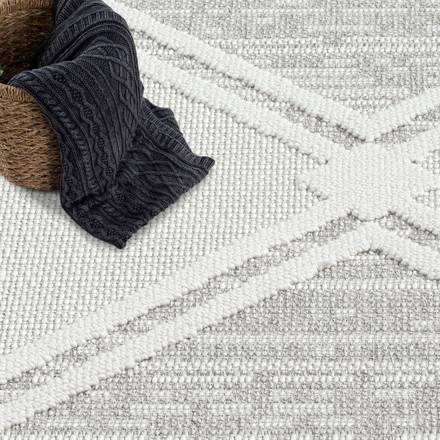 MODERNE TÆPPE LINDA, 8853 BEIGE