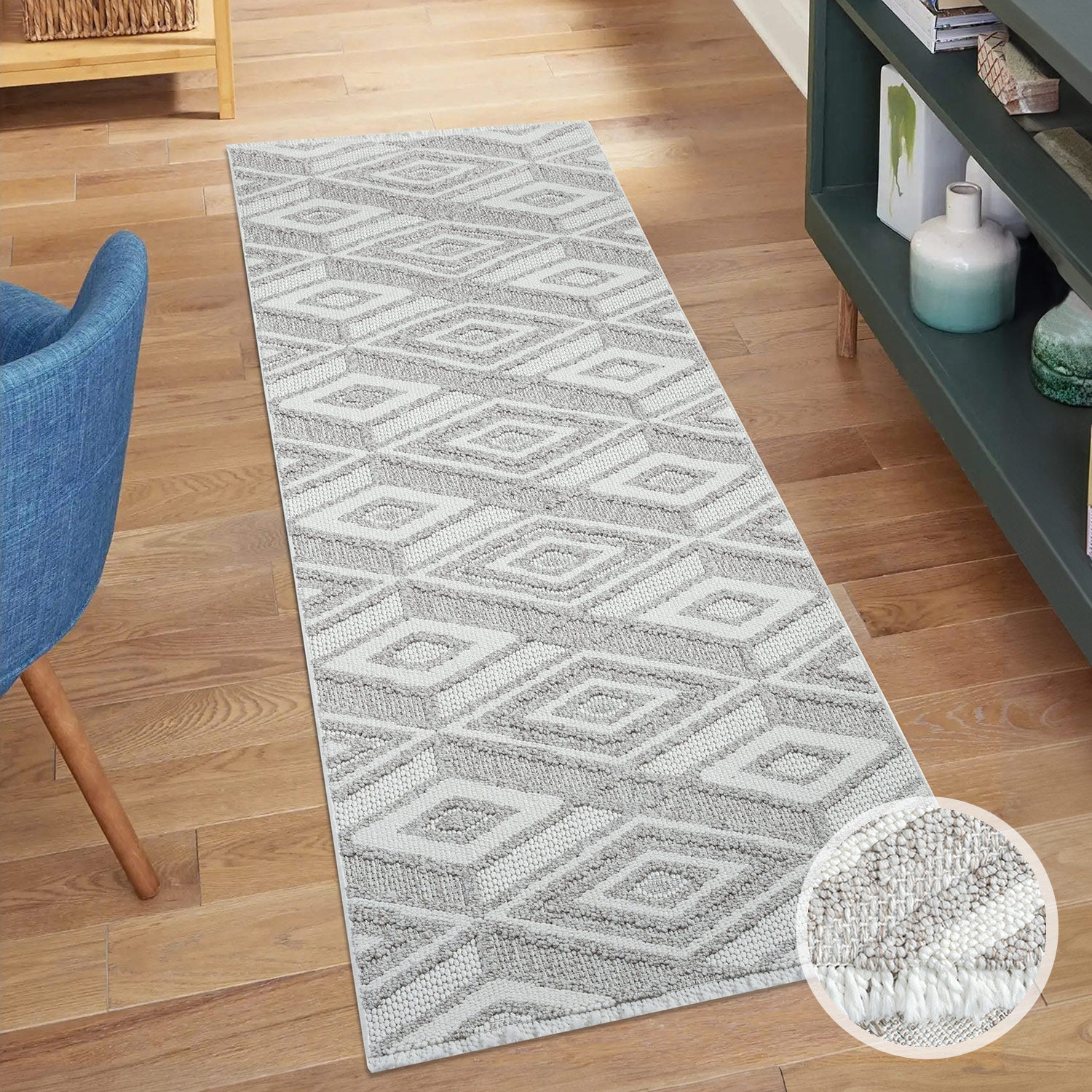 MODERNE TÆPPE LINDA, 8875 BEIGE
