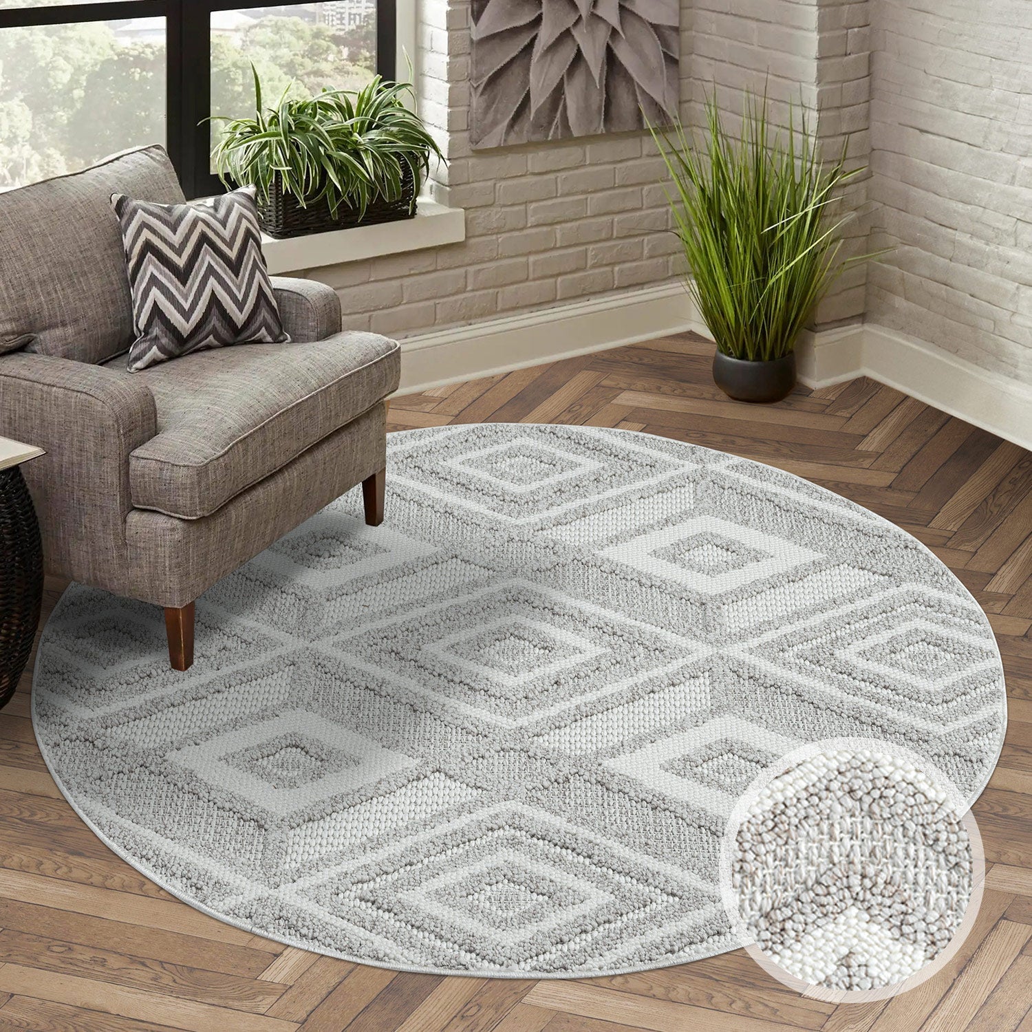 MODERNE TÆPPE LINDA, 8875 BEIGE