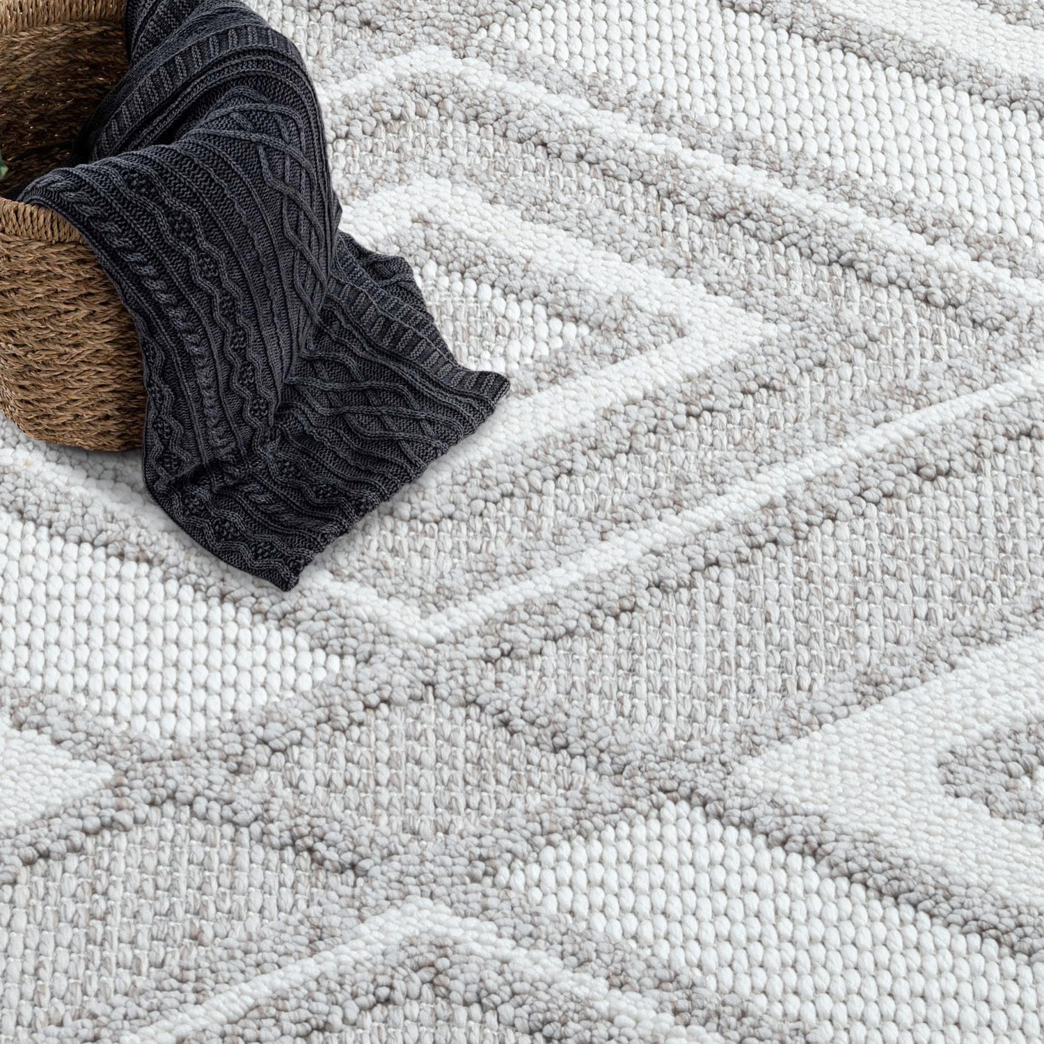 MODERNE TÆPPE LINDA, 8875 BEIGE