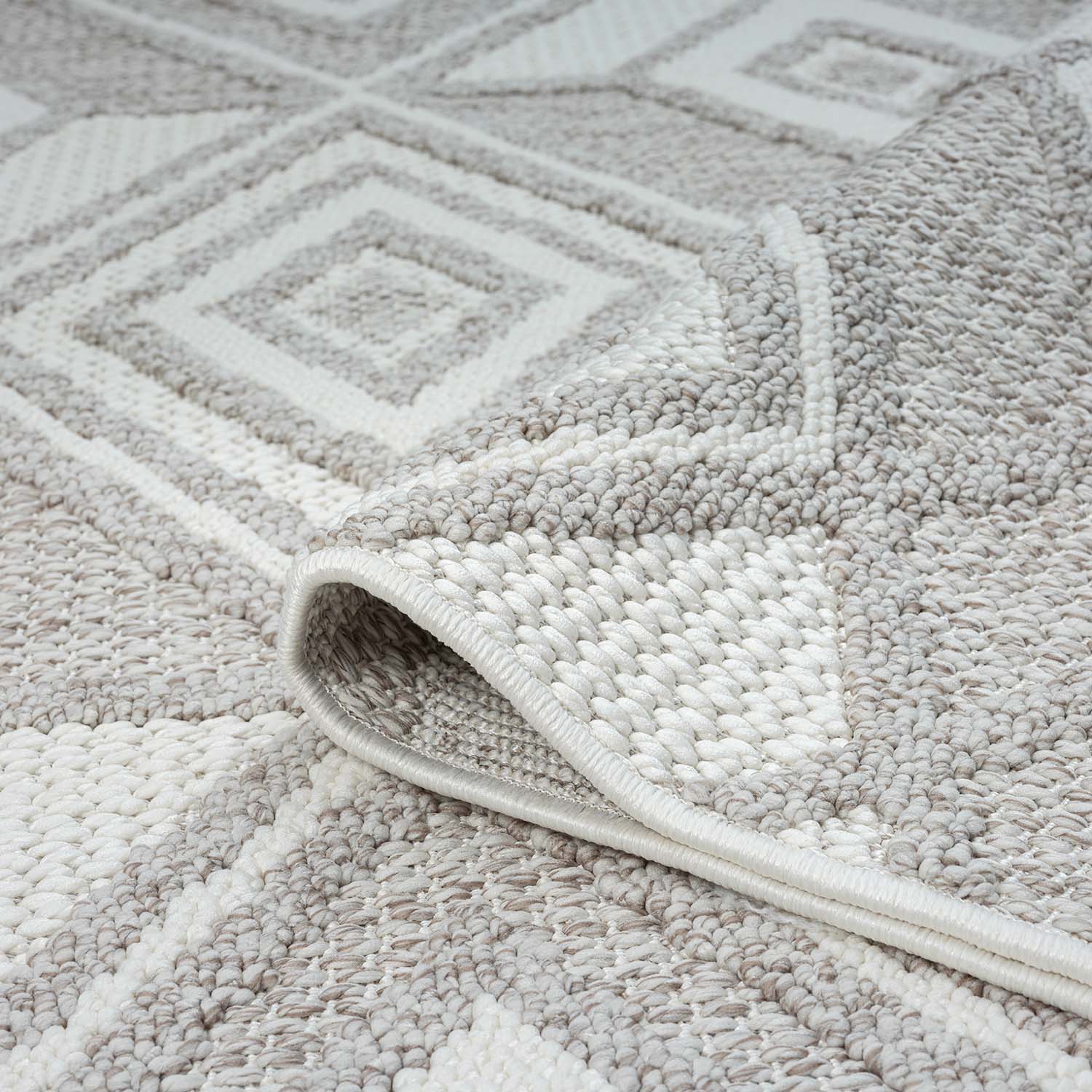 MODERNE TÆPPE LINDA, 8875 BEIGE