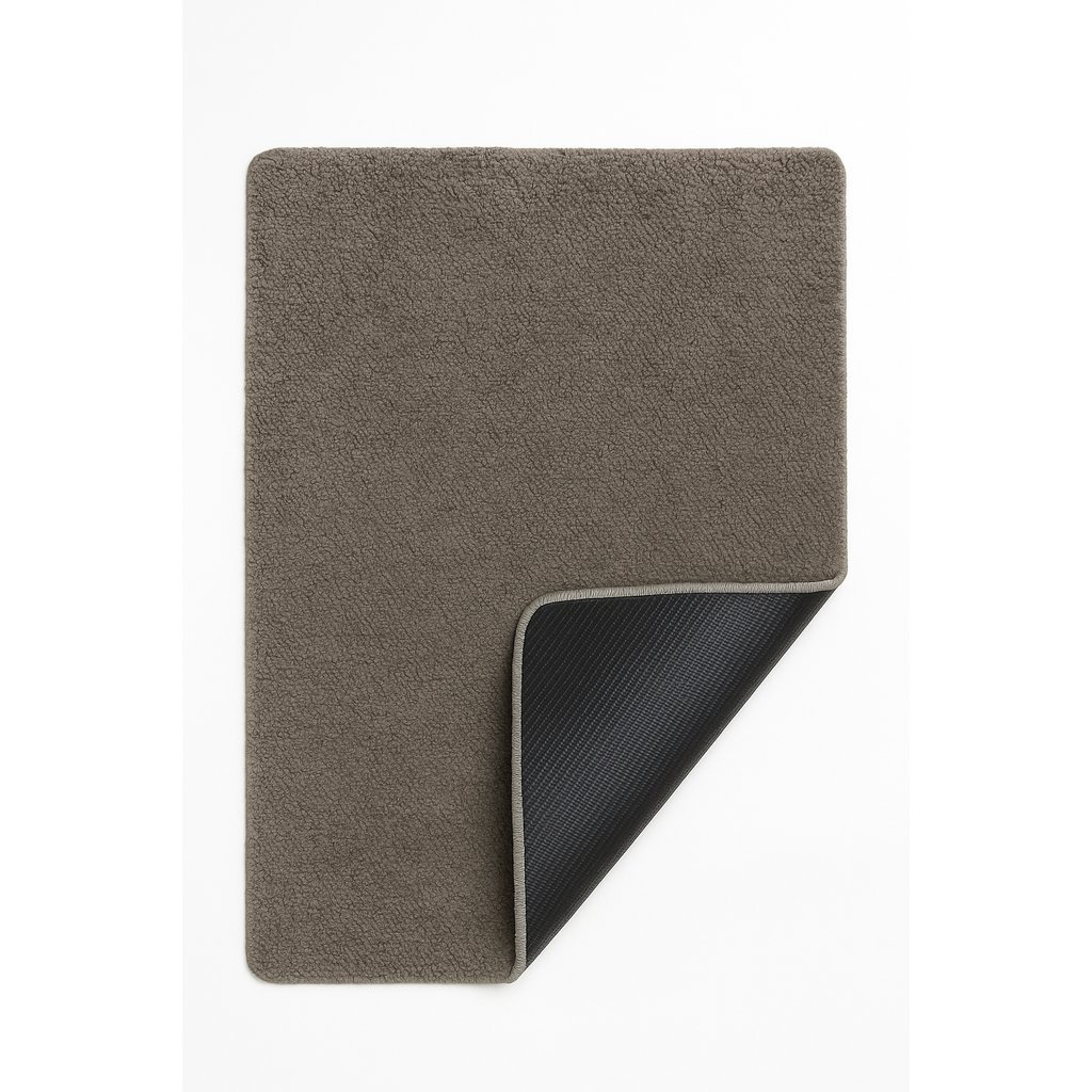 NORDIC SOFT MODERNE KORTLUVET TÆPPE/MÅTTE/LØBER, 78 TAUPE/ 349 kr./M