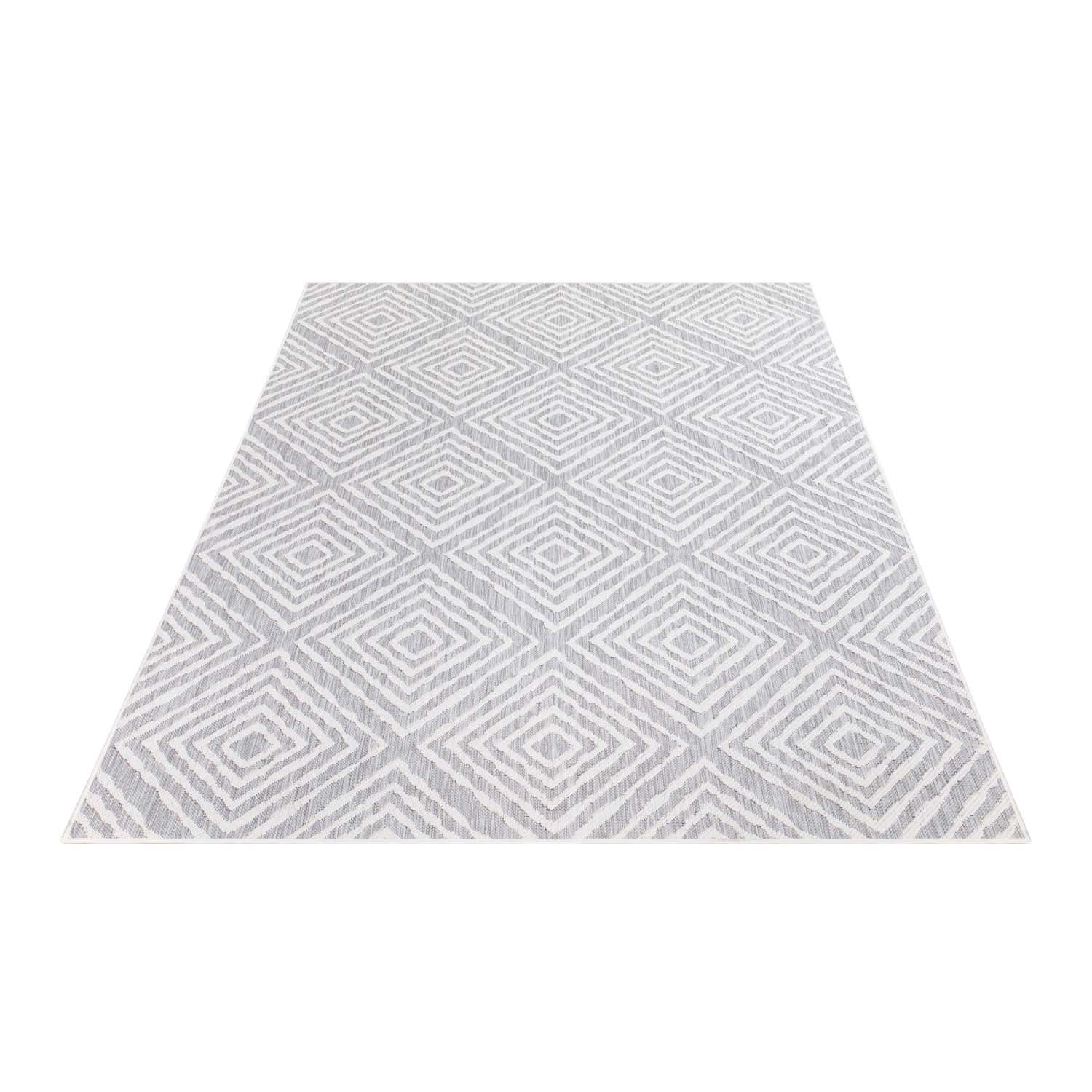 SUNNY IND- OG UDENDØRSTÆPPE, 464 GRÅ