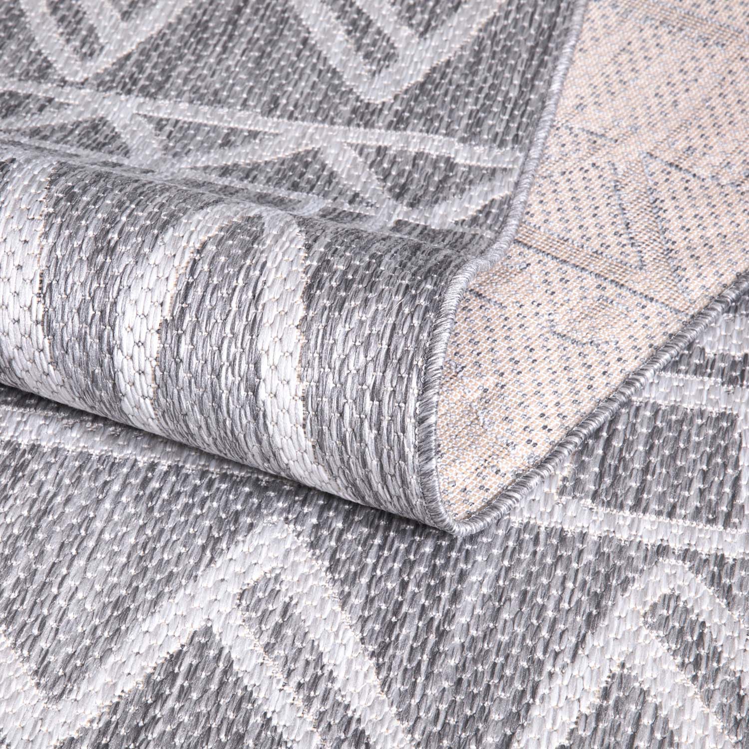 SUNNY IND- OG UDENDØRSTÆPPE, 476 GRÅ