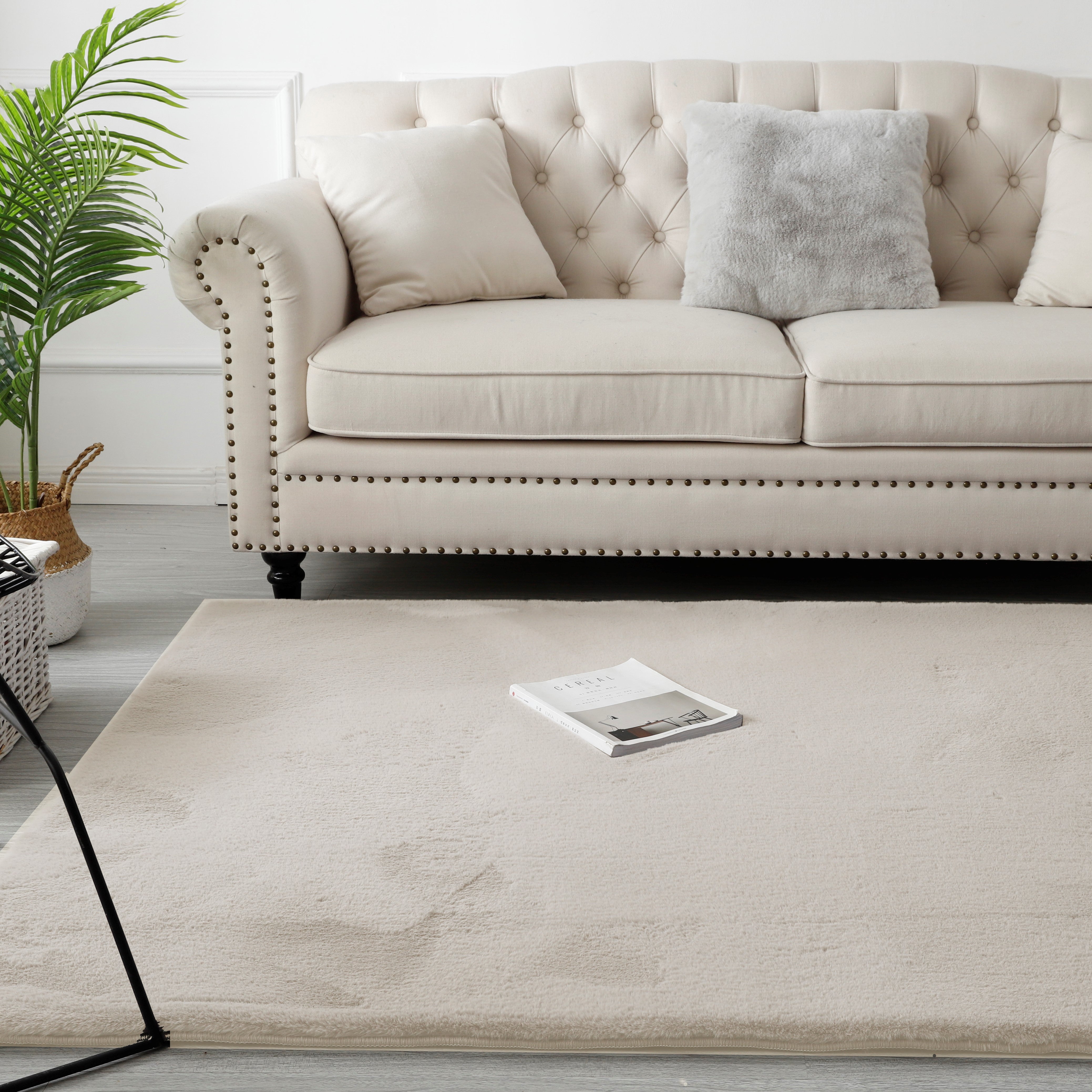 SOFT TOUCH BASIC PELSTÆPPE, 700 LYS BEIGE