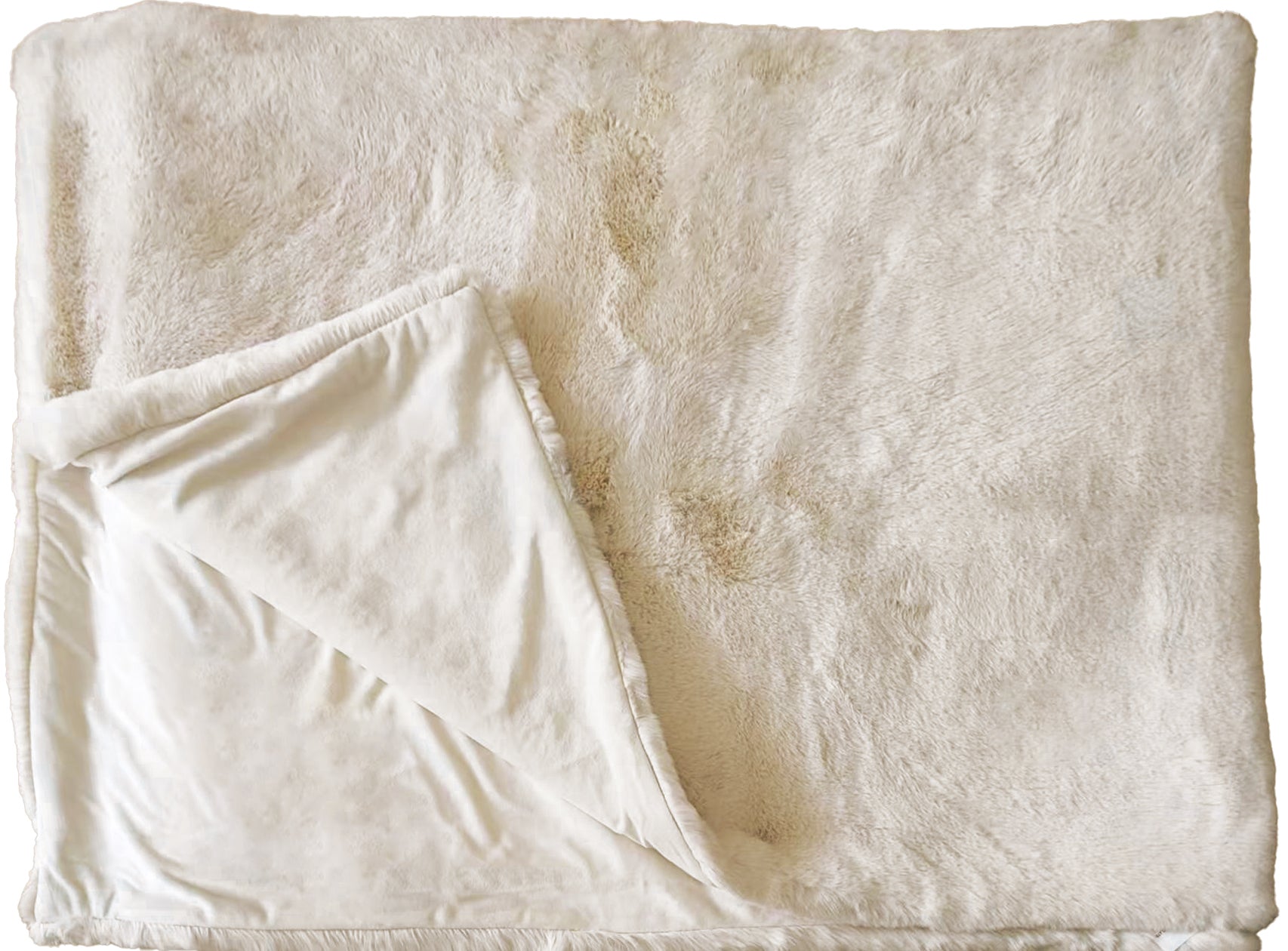 SOFT TOUCH PELS PLAID, LYS BEIGE