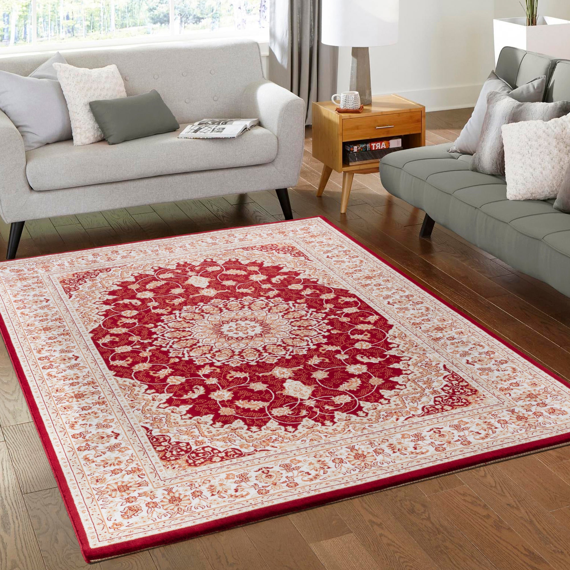 TAJMAHAL ORIENTALSK TÆPPE, TAJ100 RØD