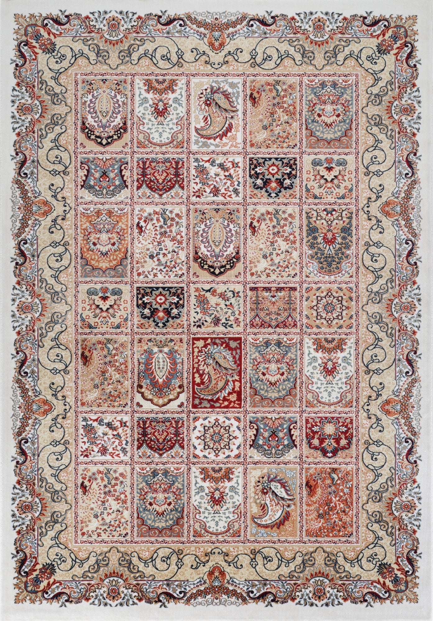 TAJMAHAL ORIENTALSK TÆPPE, TAJ200 BEIGE