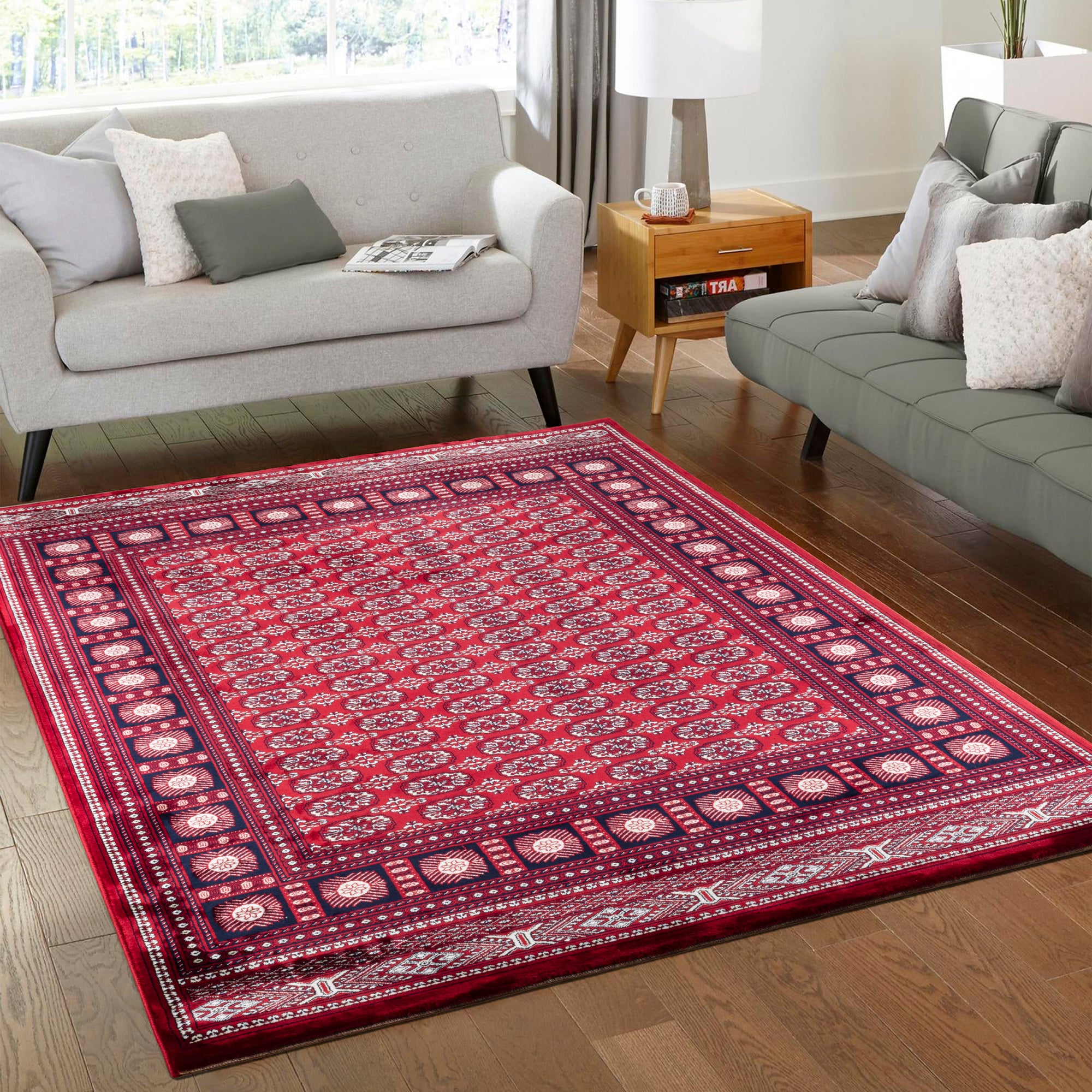 TAJMAHAL ORIENTALSK TÆPPE, TAJ300 RØD