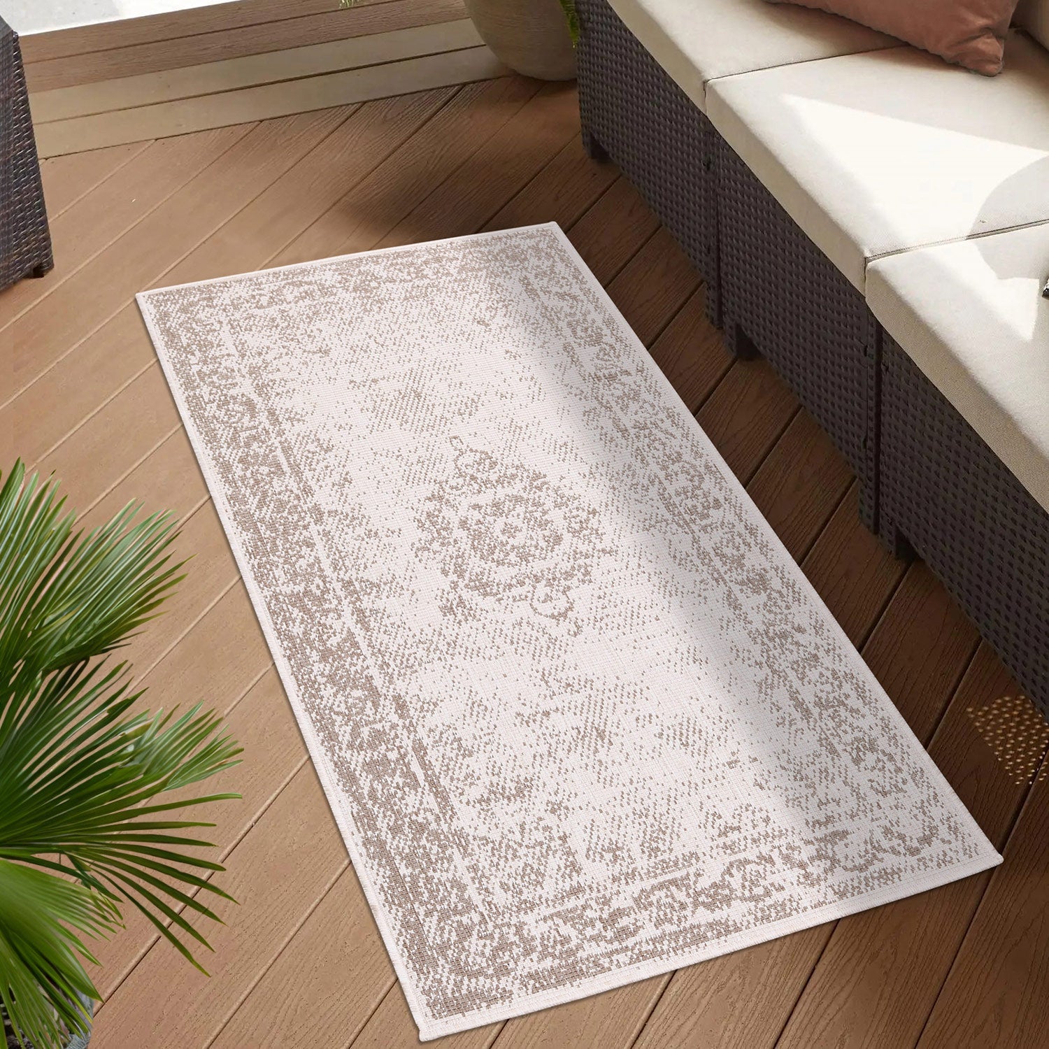 VENDBART DUO TÆPPE-5577-CREME