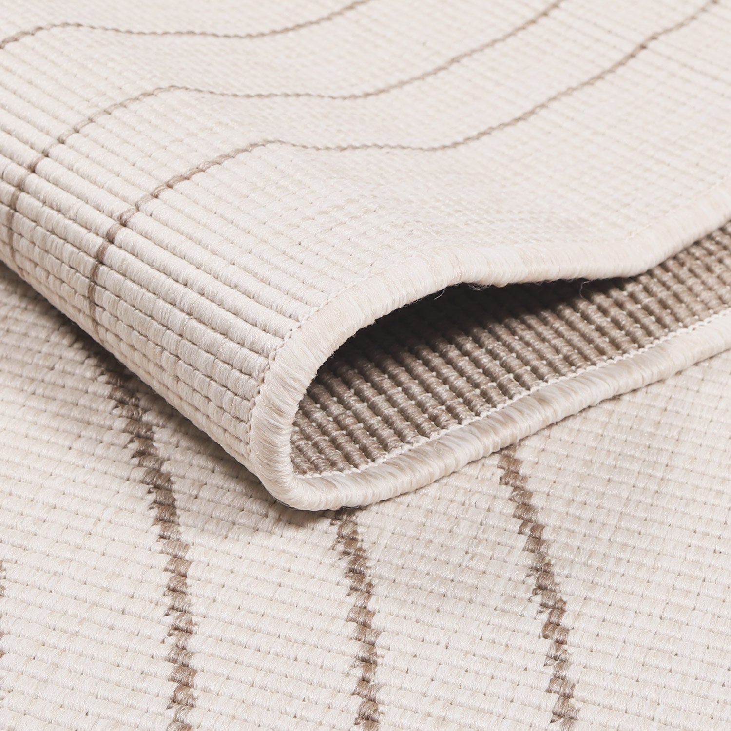 VENDBART DUO-TÆPPE 5739 -CREME