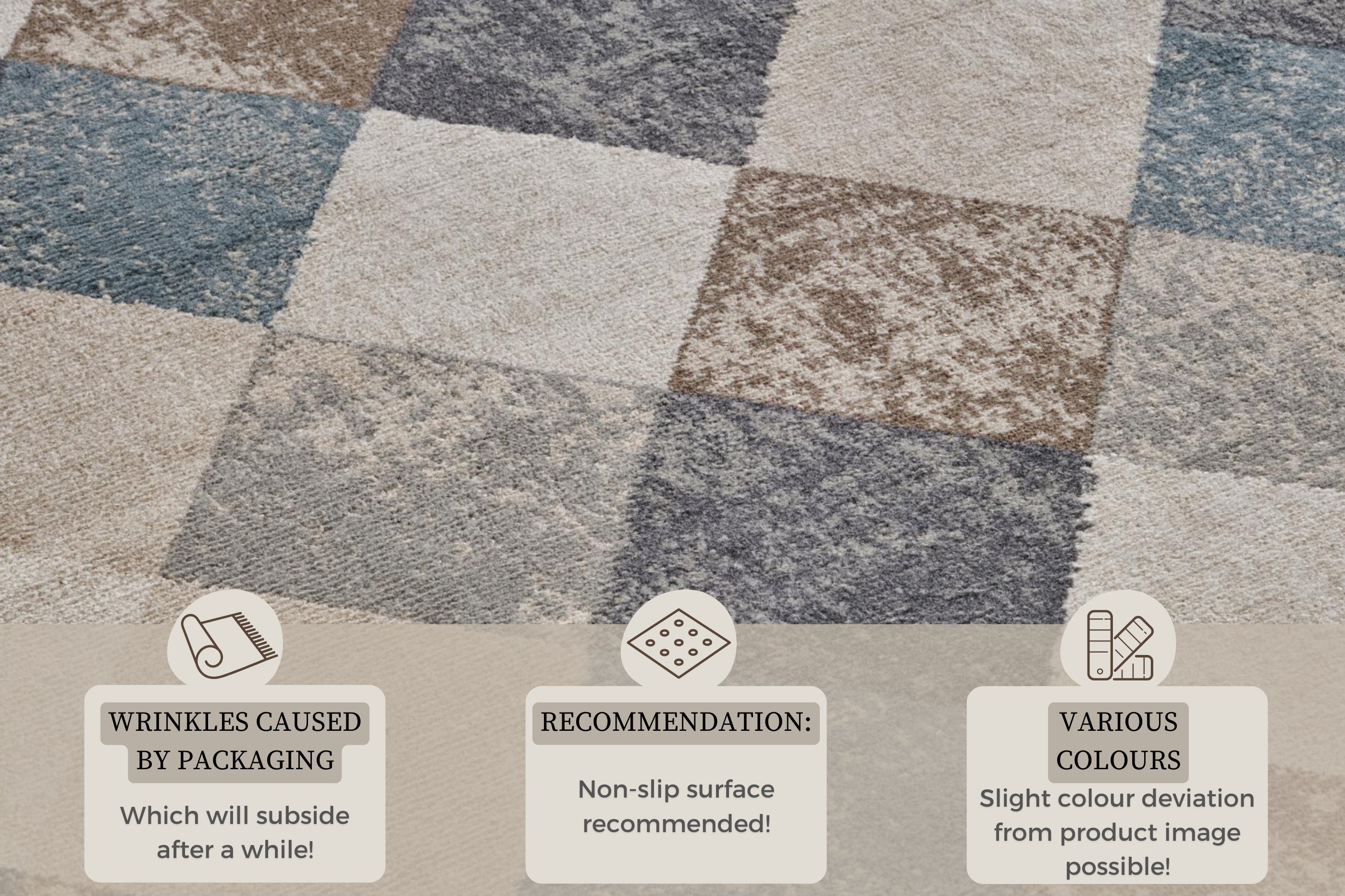 TERRAIN TÆPPE, CREME 105598