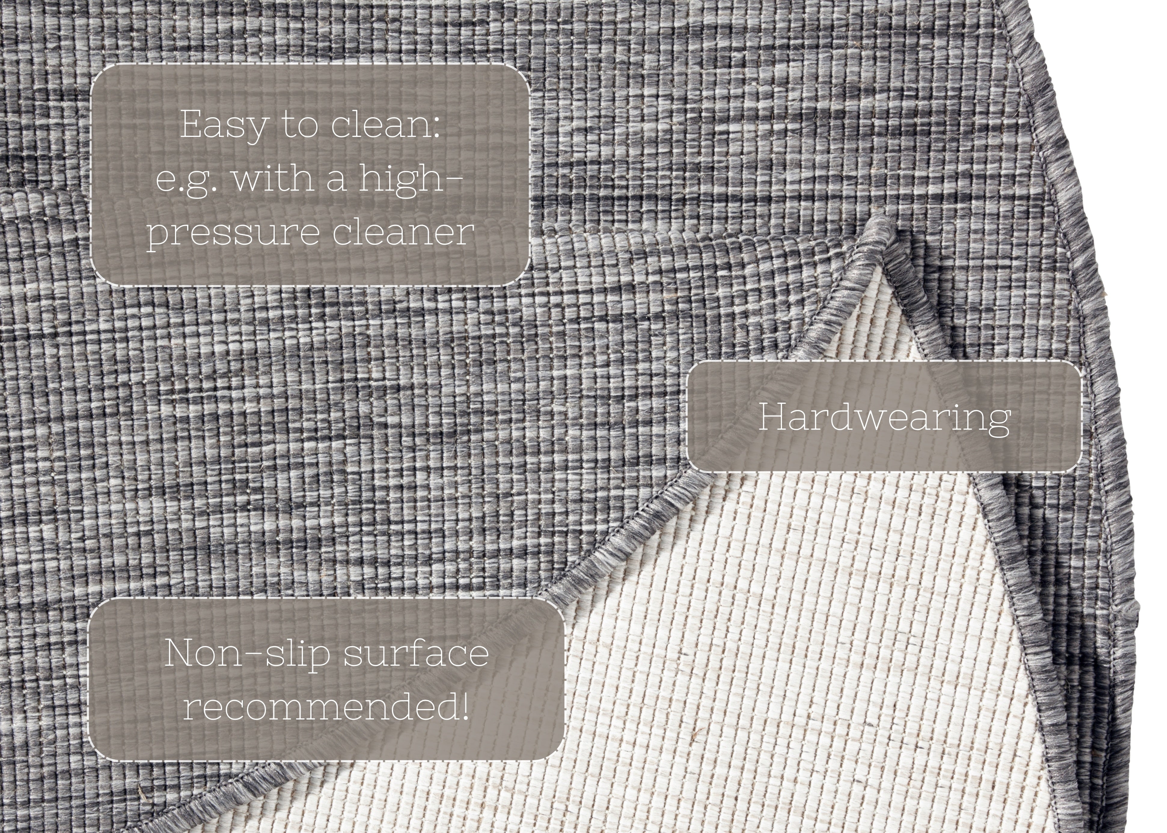 HANSE HOME TWIN TÆPPE, GRÅ 103097