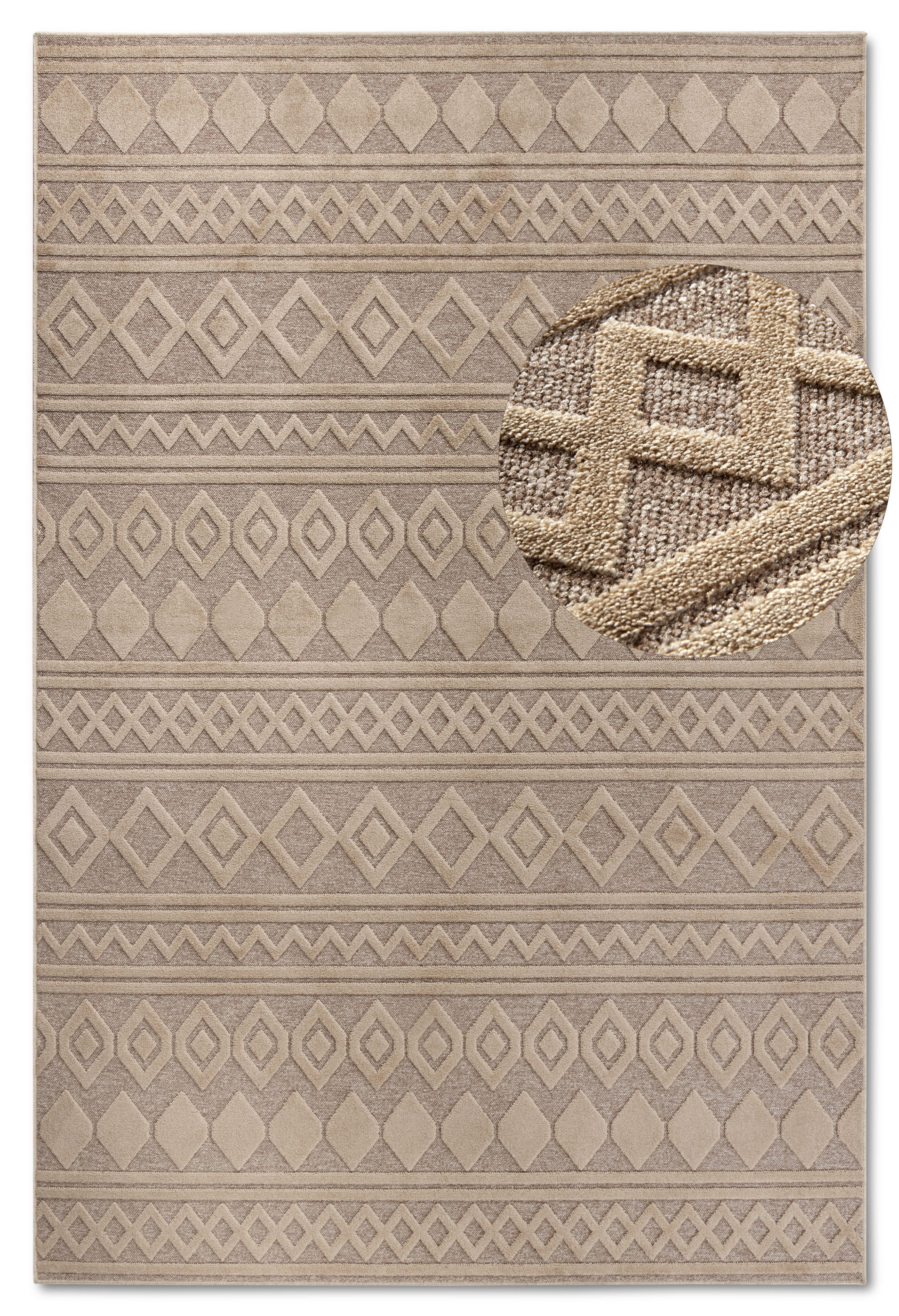 VILLEROY & BOCH 106138 HØJ-LAV LUV TÆPPE, CATHERINE NATURLIG GRÅ-BEIGE