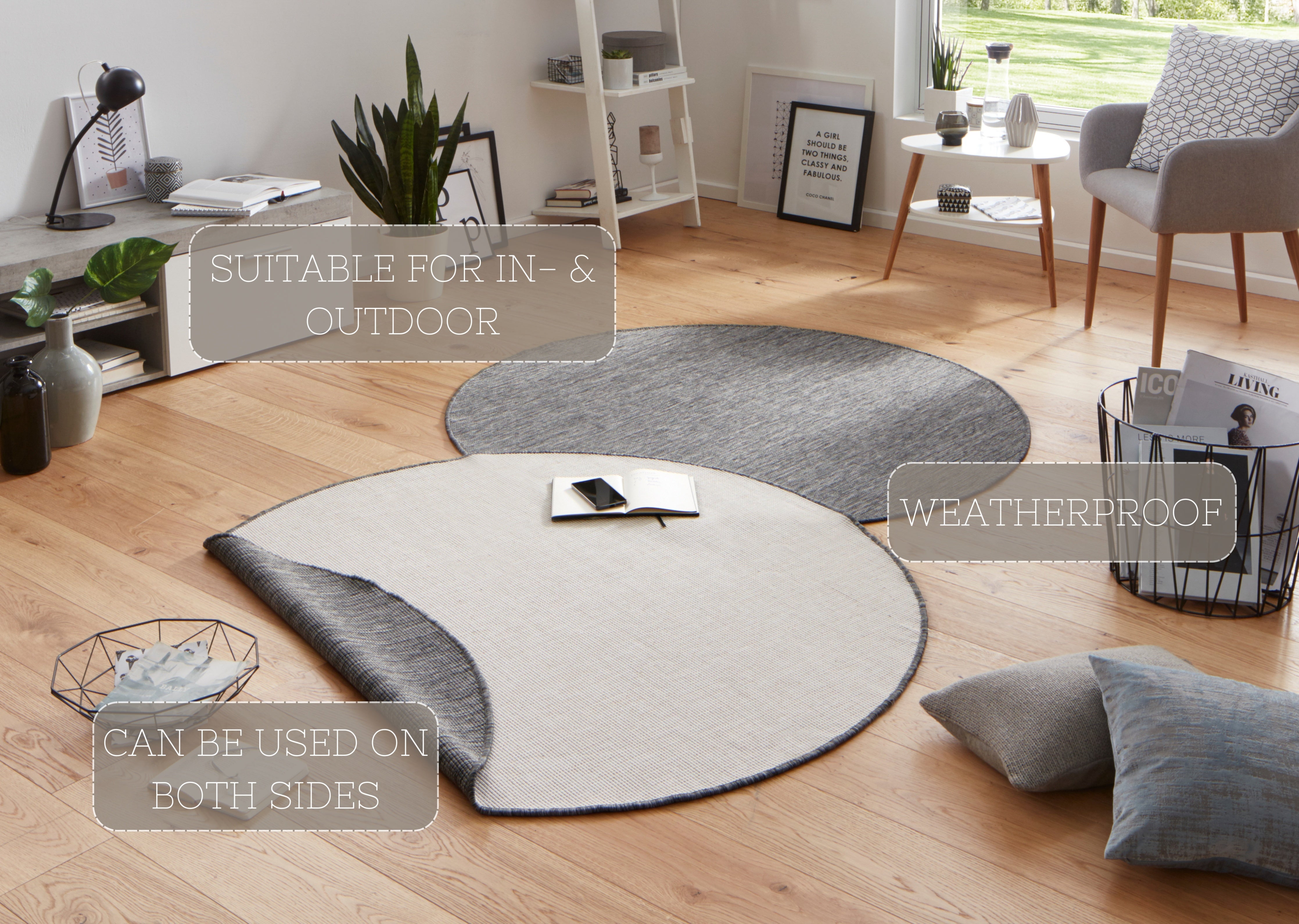 HANSE HOME TWIN TÆPPE, GRÅ 103097