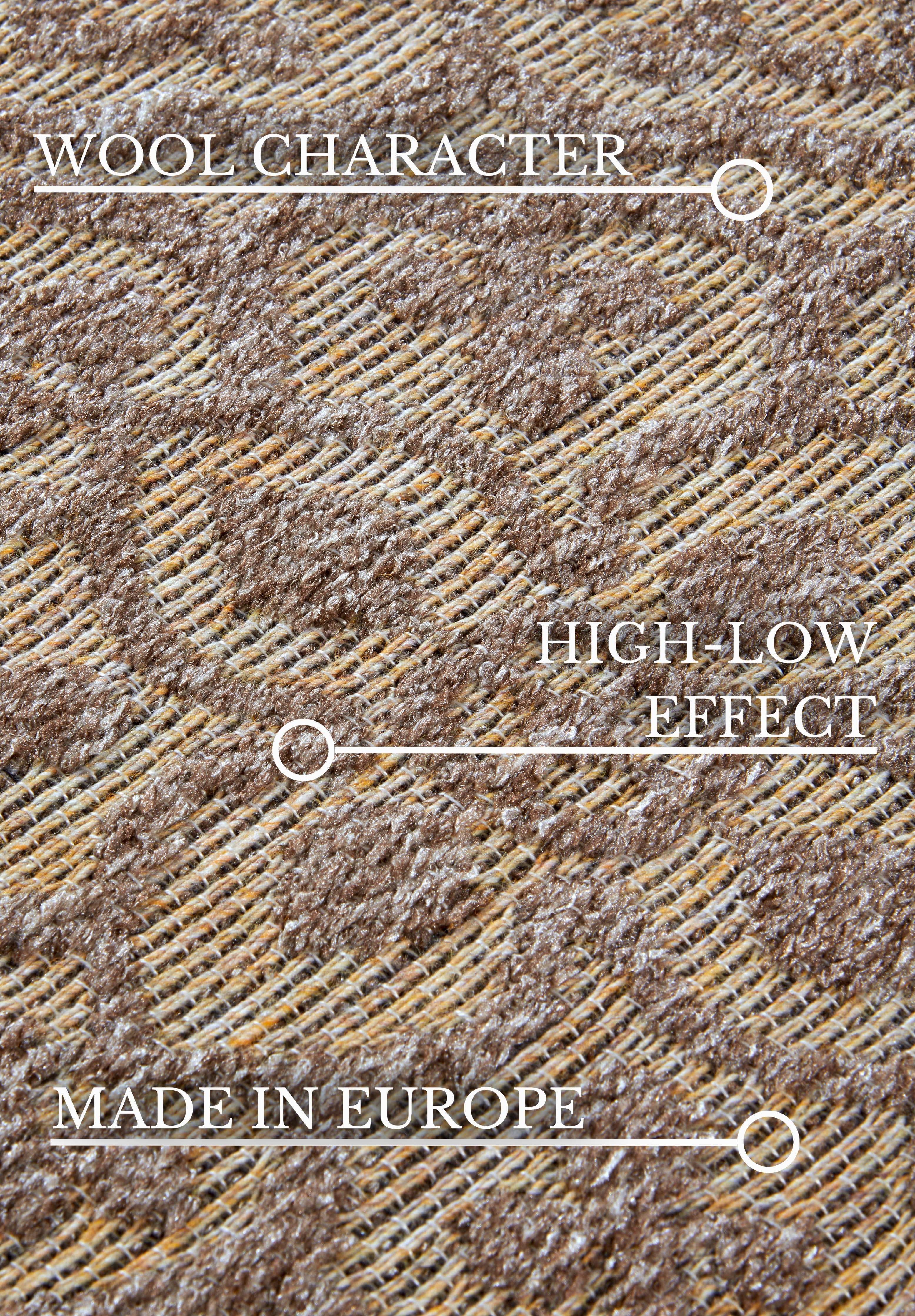 VILLEROY & BOCH 106154 IND- OG UDENDØRS TÆPPE, JULIE NATUR-BEIGE