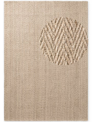 VILLEROY & BOCH 1851 JUTE TÆPPE MIRABELLE, NATURLIG ELFENBEN