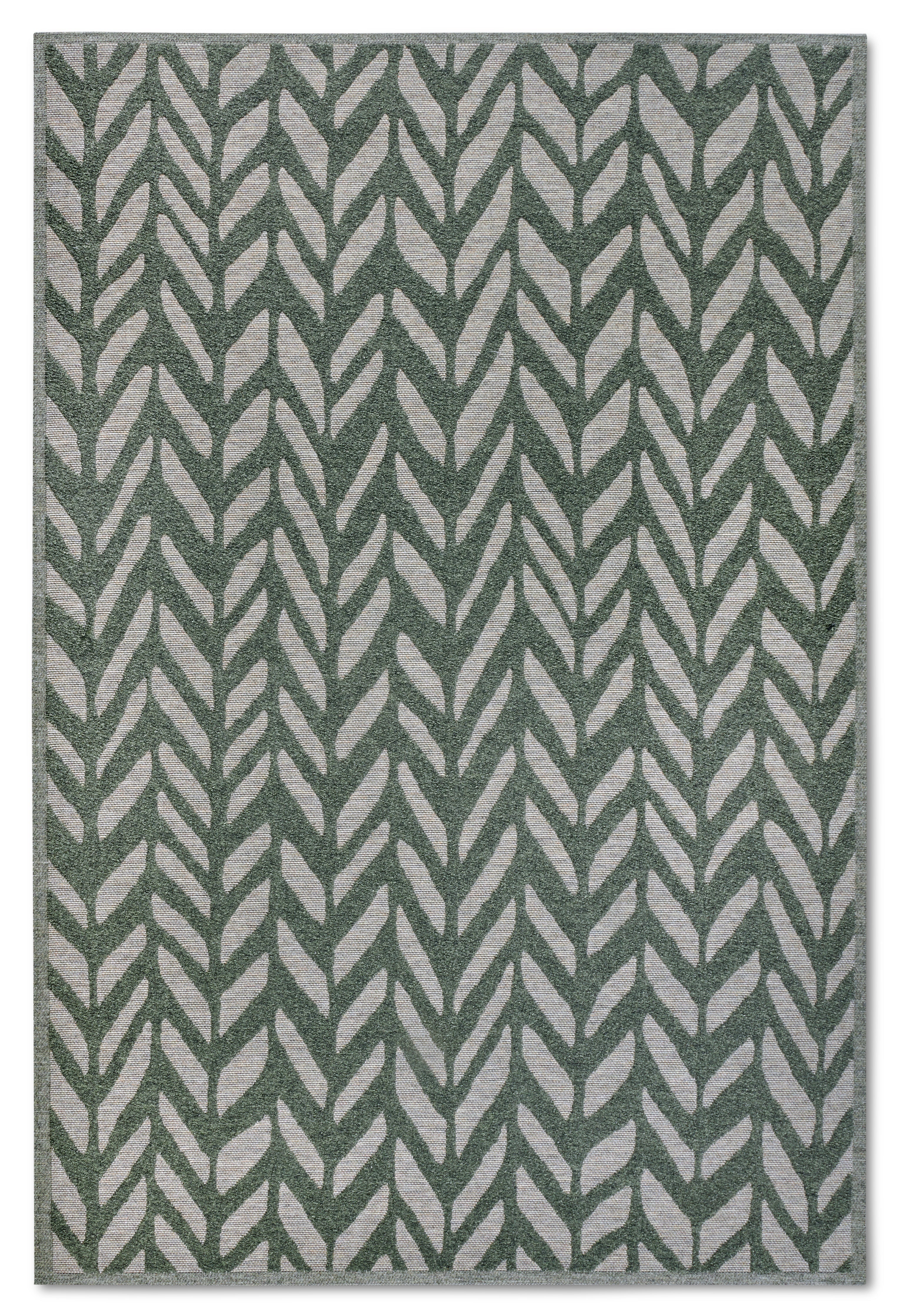 VILLEROY & BOCH 106157 IND- OG UDENDØRS TÆPPE, GEORGETTE JUNGLE GRØN