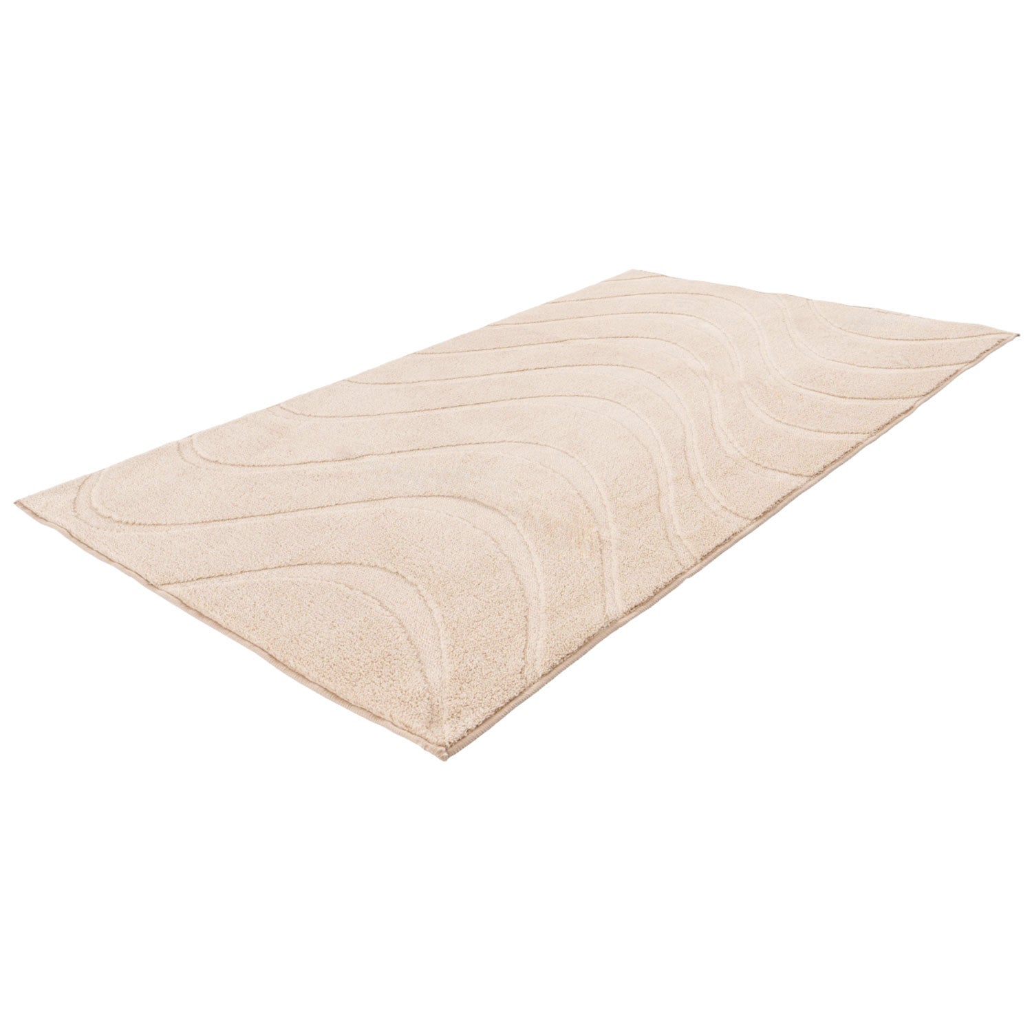 WAVY SOFT BADEMÅTTE, 400 BEIGE