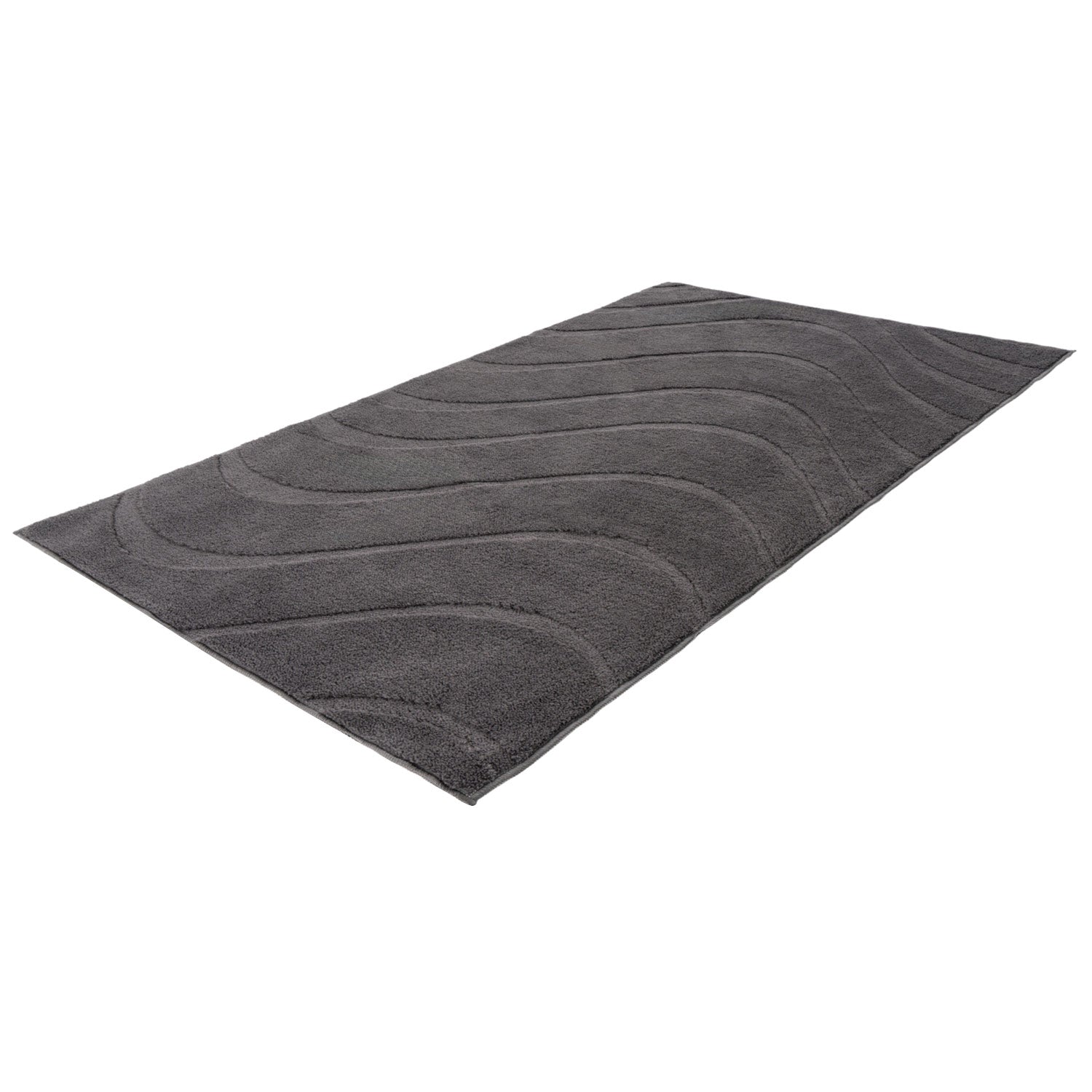 WAVY SOFT BADEMÅTTE, 400 MØRKEGRÅ