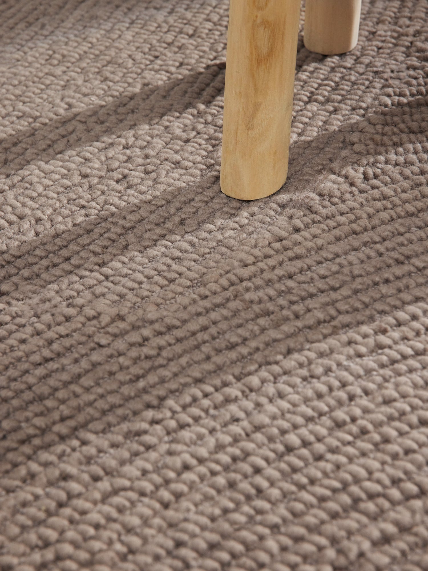 ELIN ULDTÆPPE, TAUPE 106219