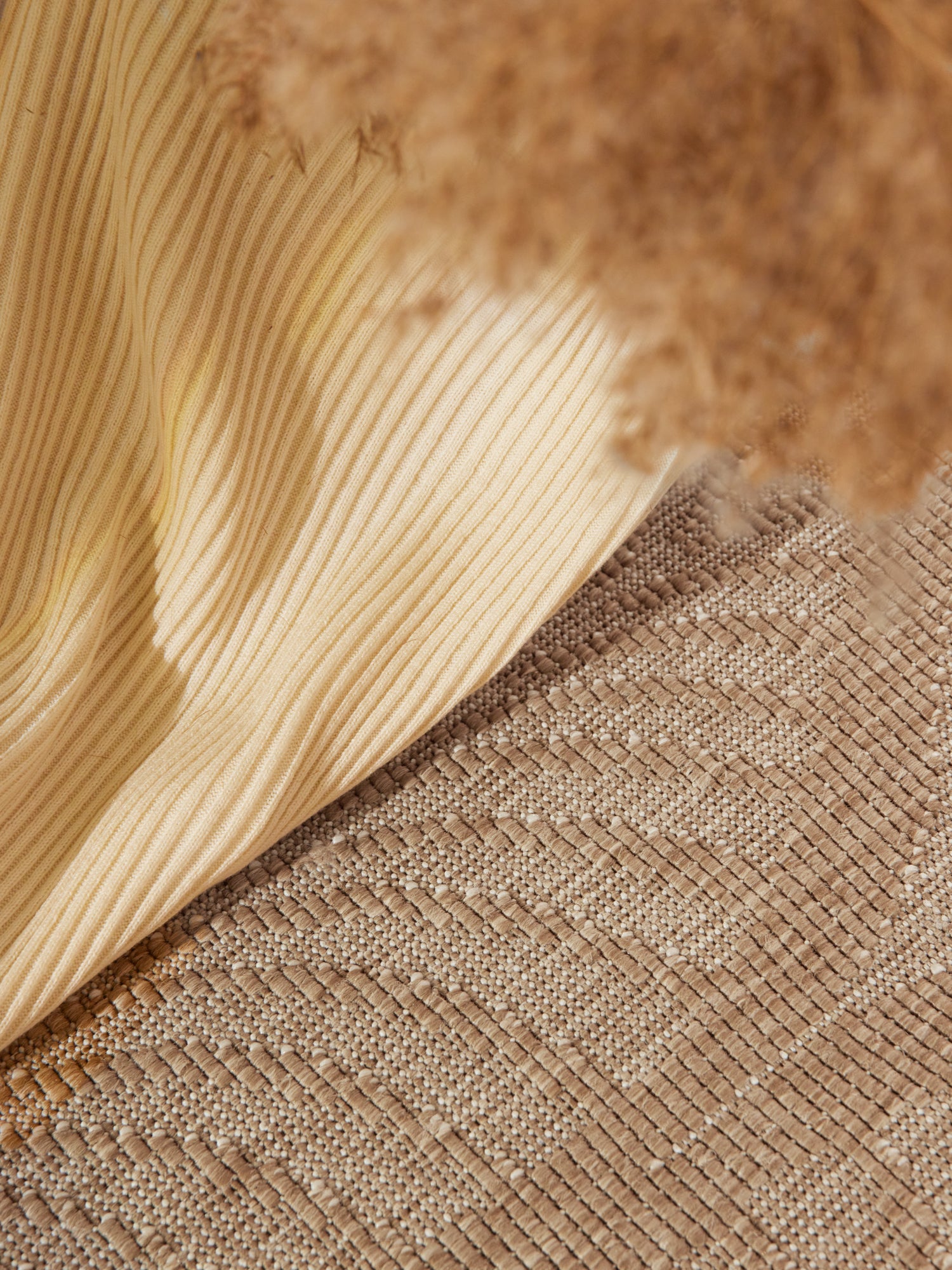 HANSE HOME DUORO - VENDBART UDENDØRS TÆPPE, JUTE-HVID 106247