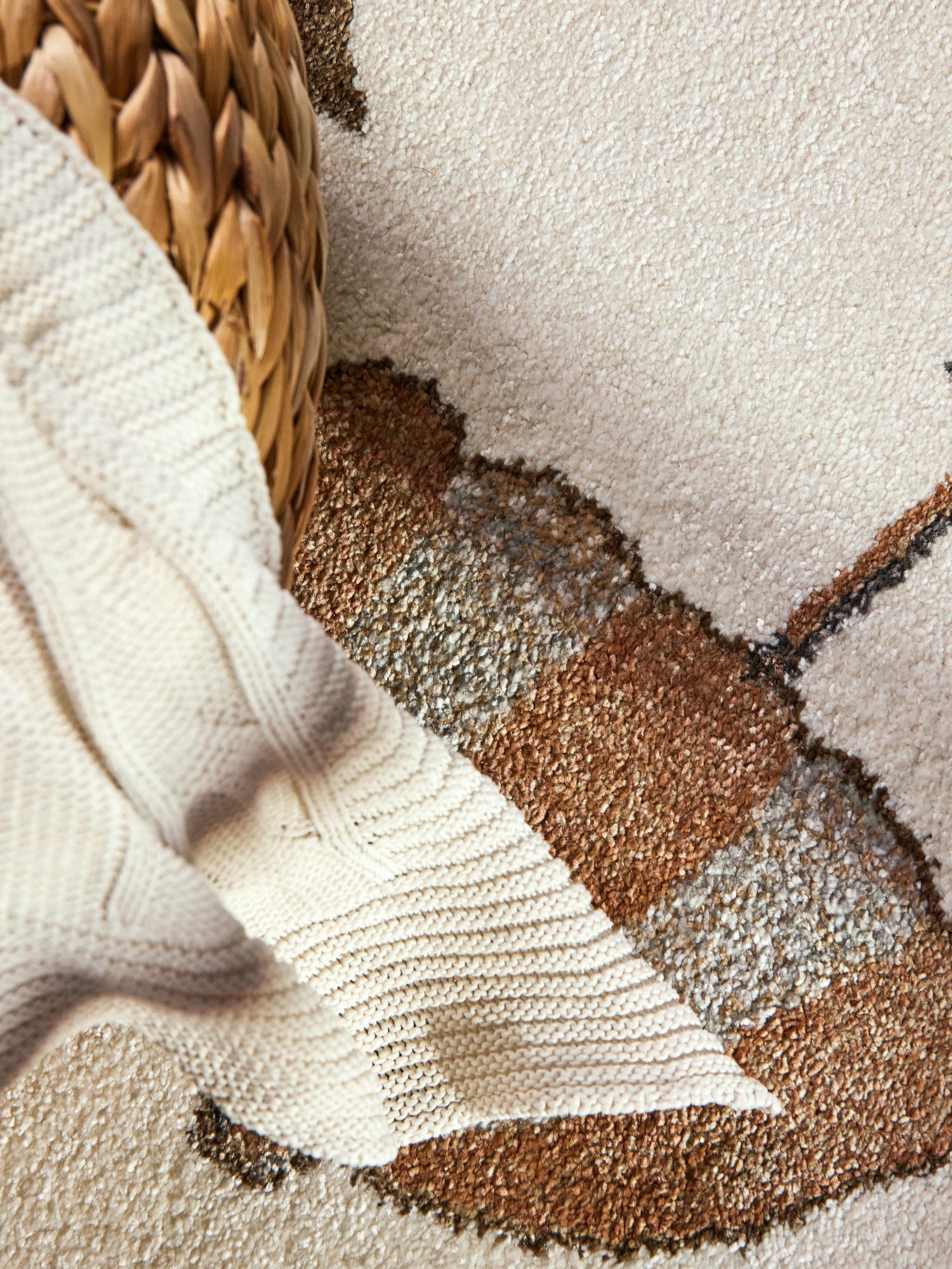 VILLEROY & BOCH BOHO KIDS BØRNETÆPPE LØVE REGNBUE FEST, CREME MULTI 106308