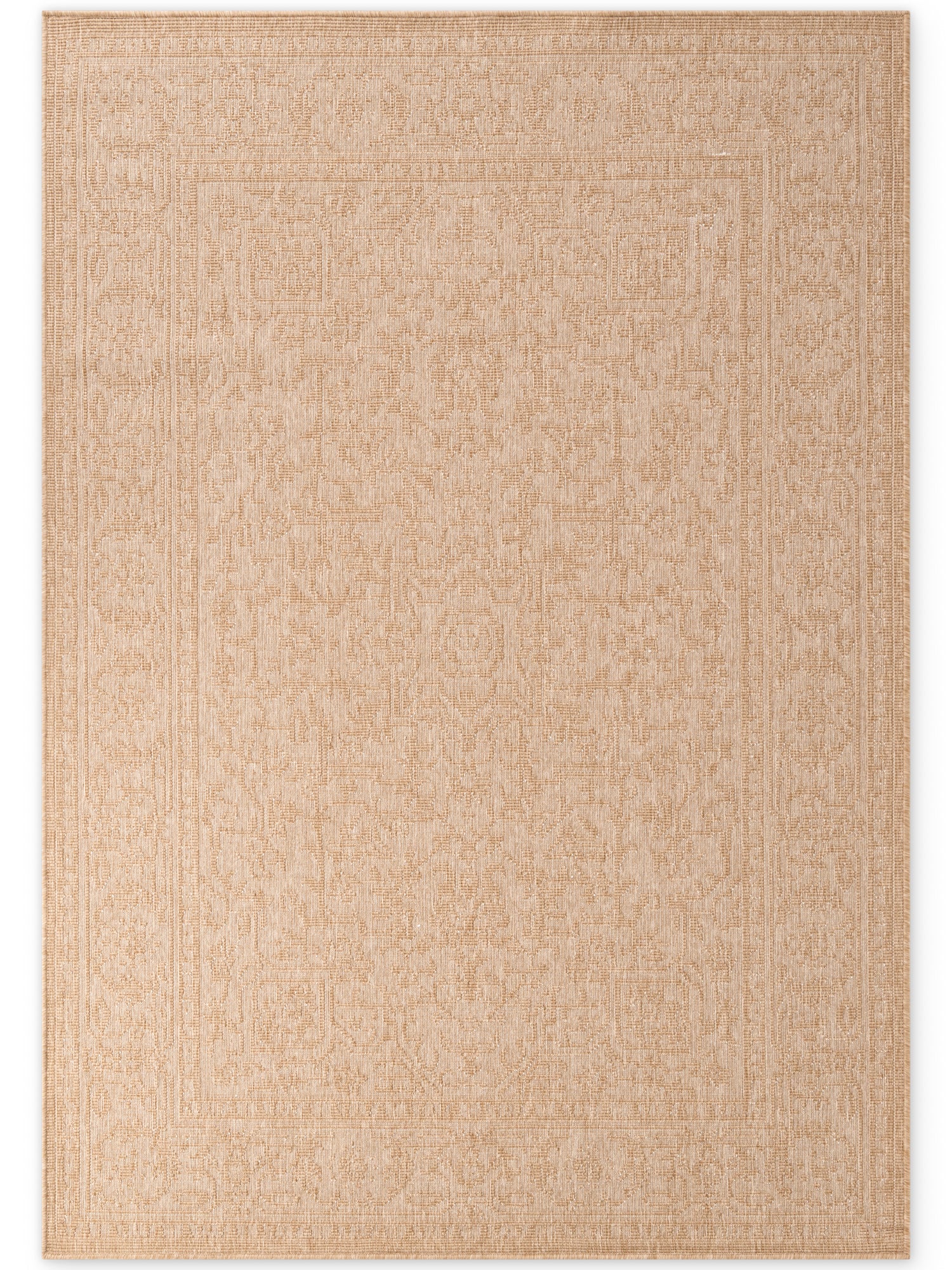 HANSE HOME DUORO - VENDBART UDENDØRS TÆPPE, JUTE-HVID 106250