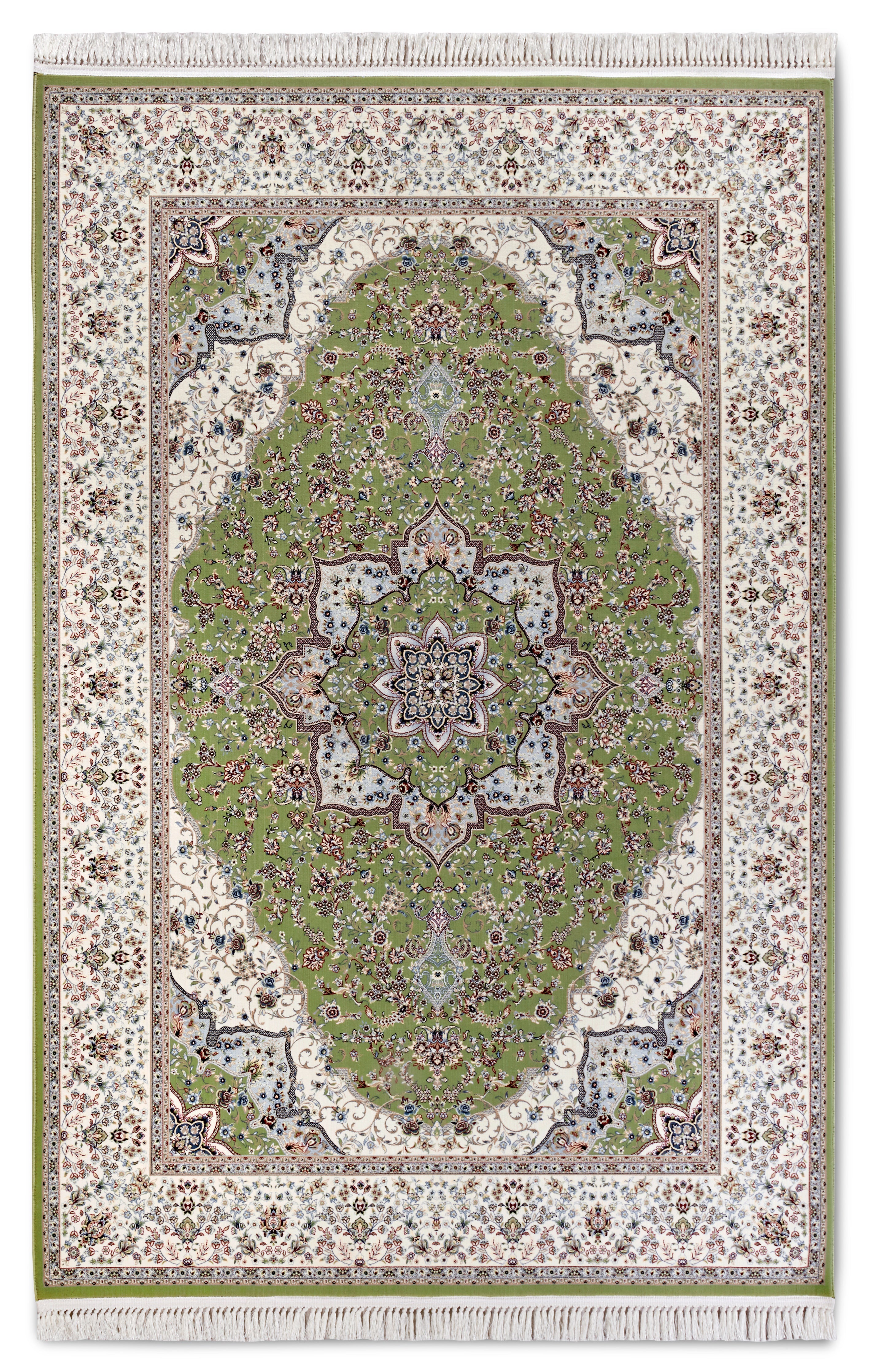 VILLEROY & BOCH 106128 ORIENTALSK TÆPPE ETIENNE, GRØN-CREME