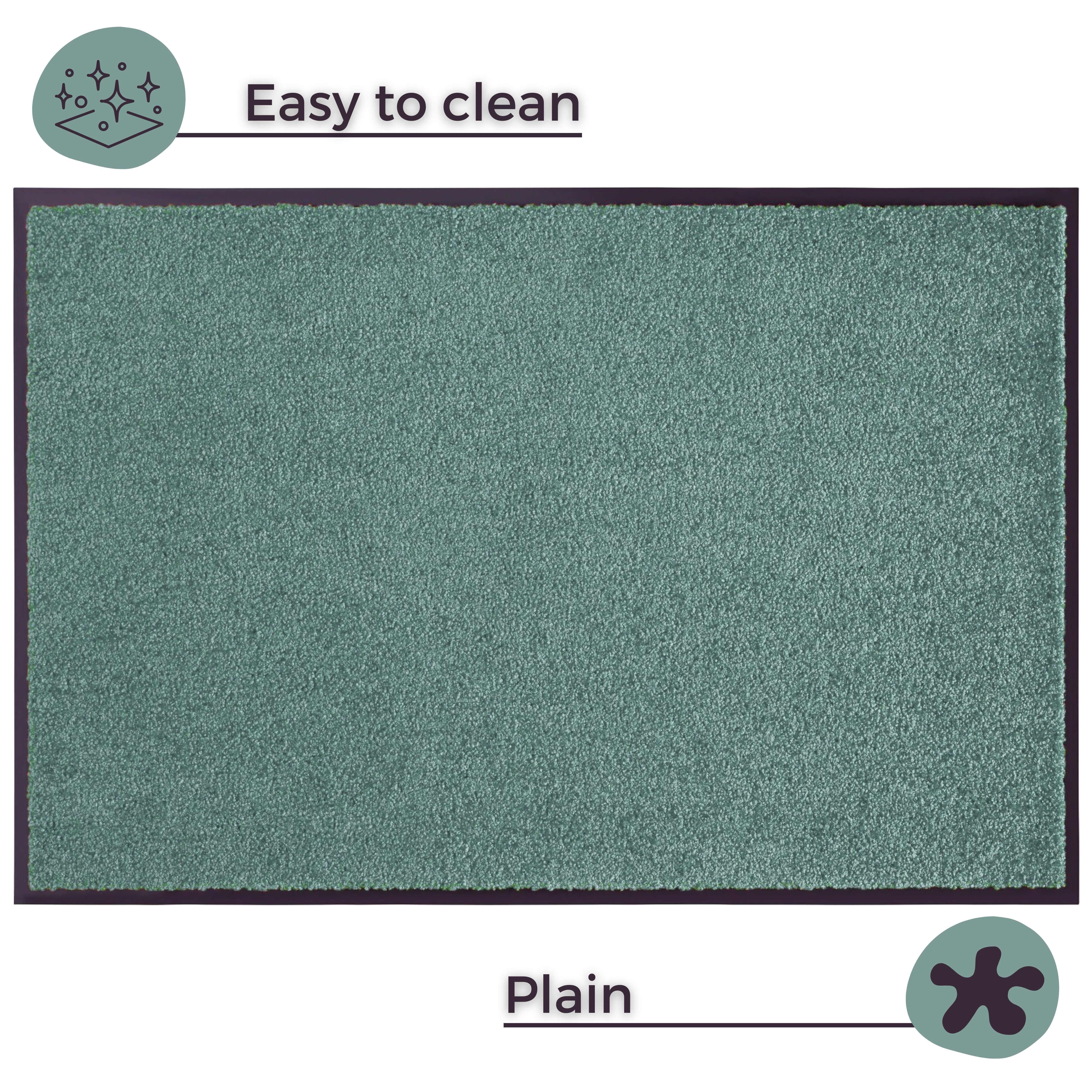 DØRMÅTTE WASH & CLEAN, OLIVENGRØN 103836