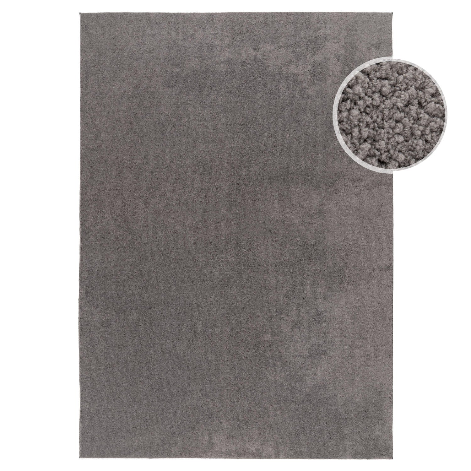 ALMA MODERNE VASKBART TÆPPE, 200 GRÅ