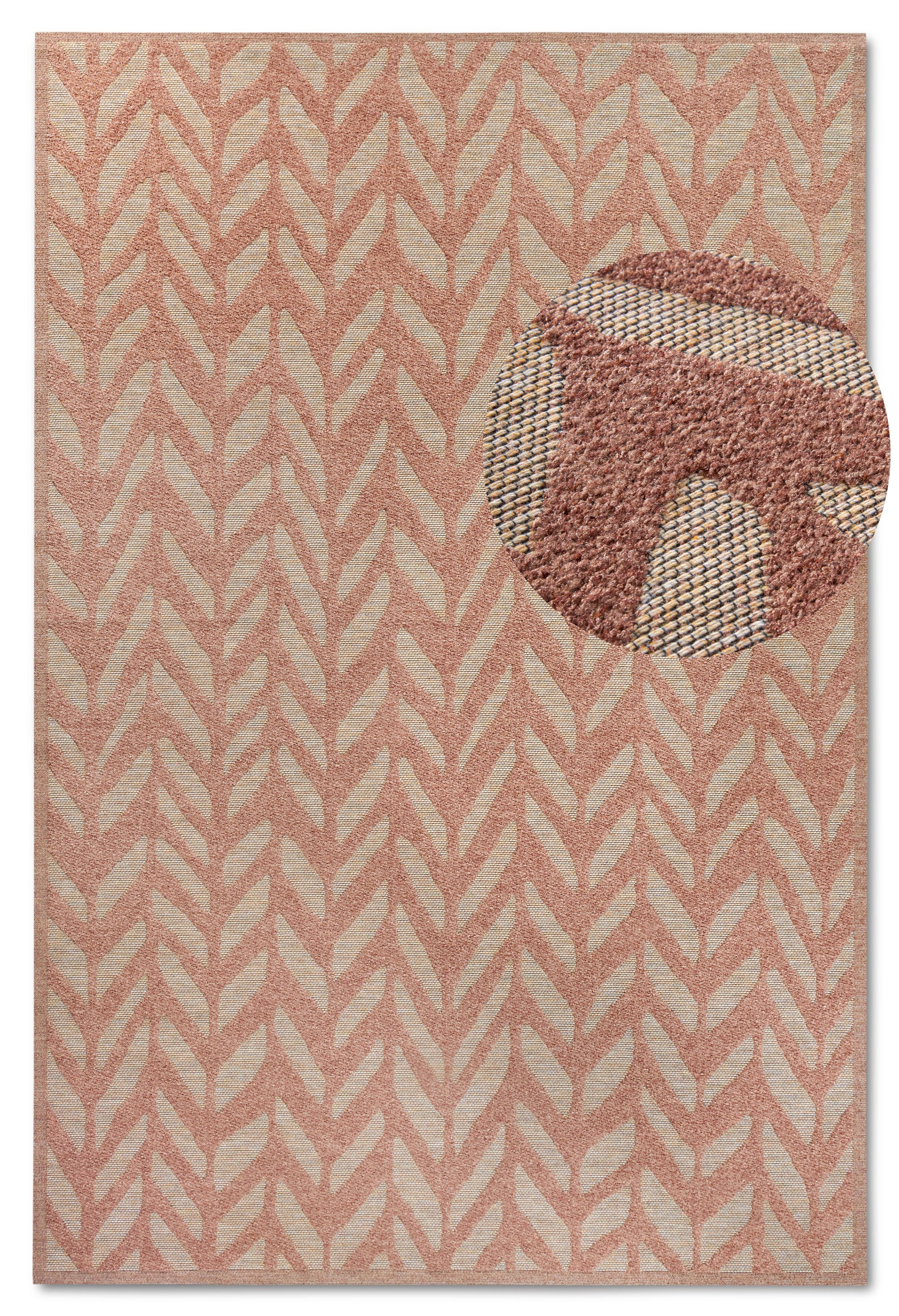 VILLEROY & BOCH 106153 IND- OG UDENDØRS TÆPPE, GEORGETTE  NATUR-BEIGE